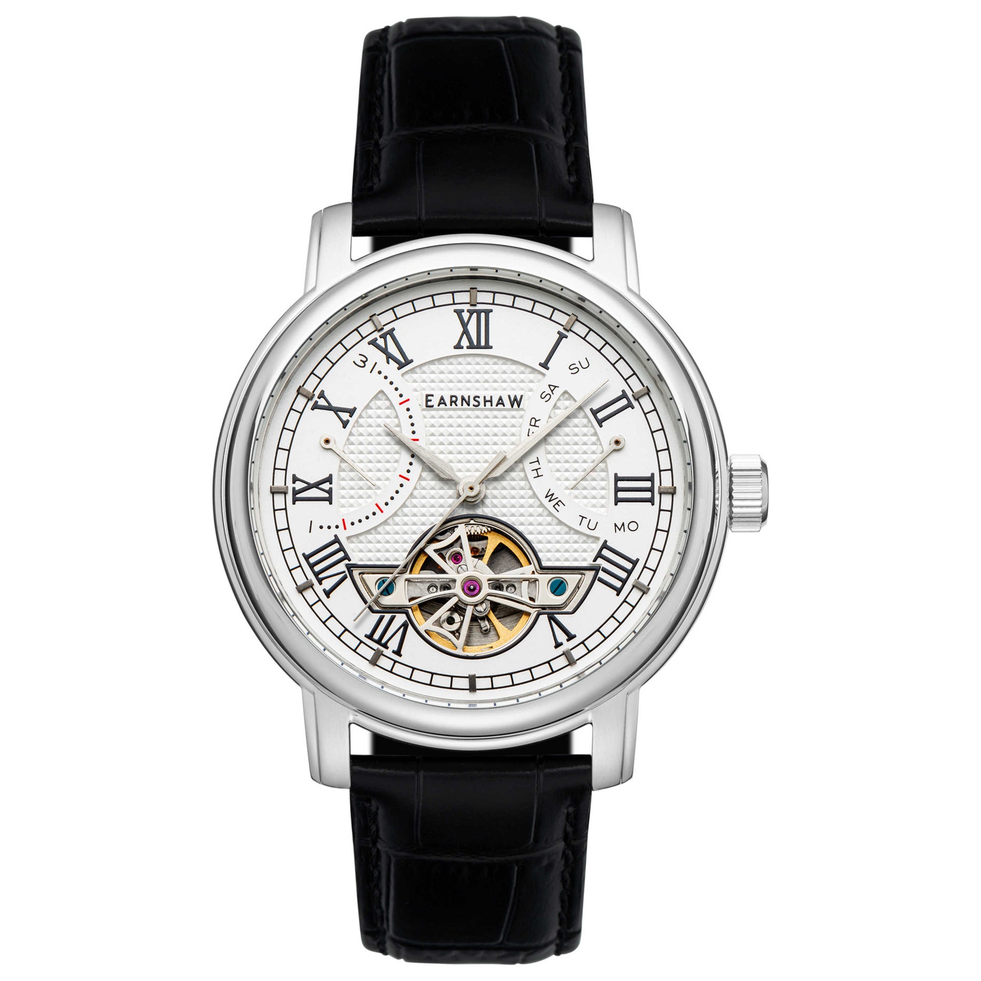 Front view of Thomas Earnshaw Longcase Men's Automatic Watch ES-8169-04
