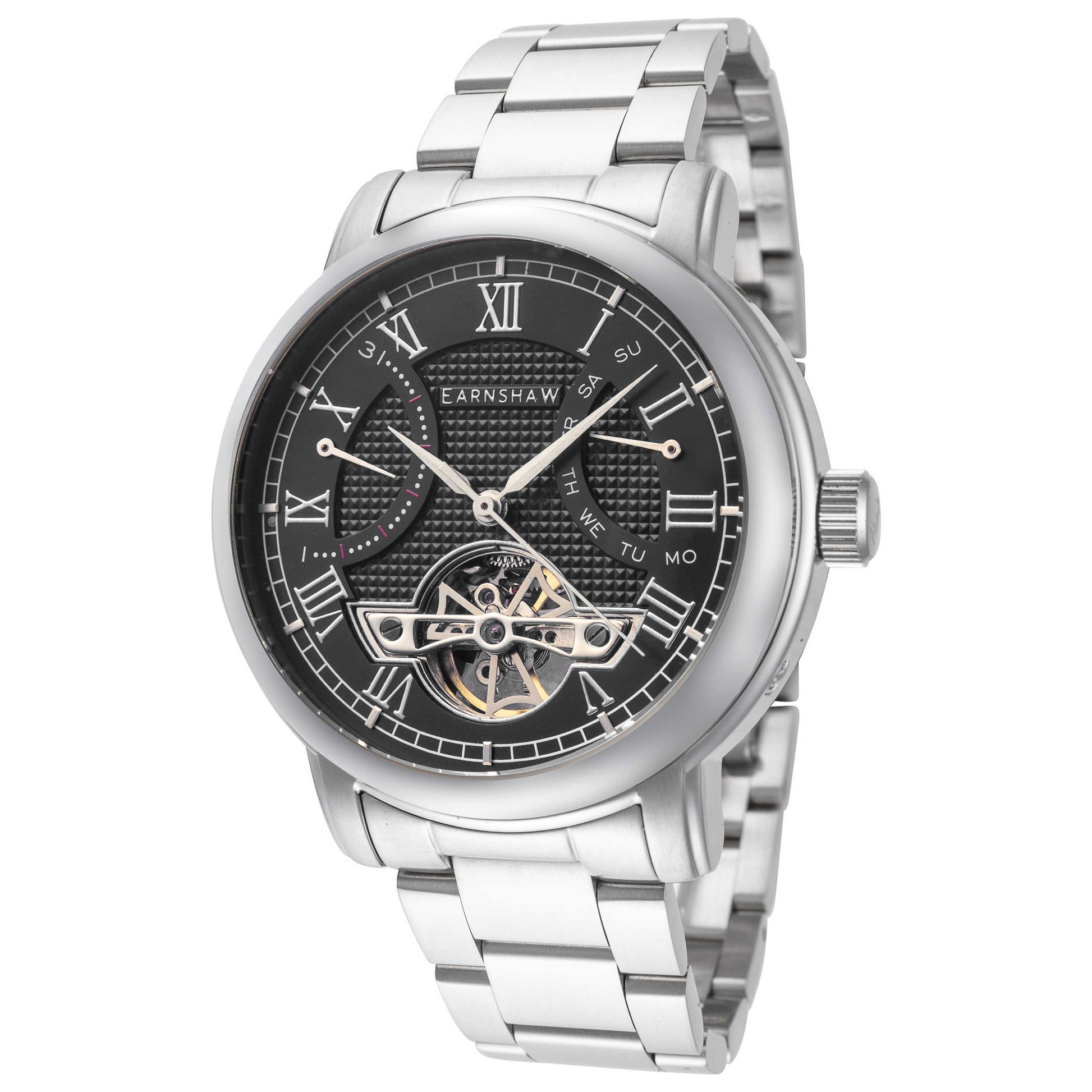 Front view of Thomas Earnshaw Longcase Men's Automatic Watch ES-8169-11