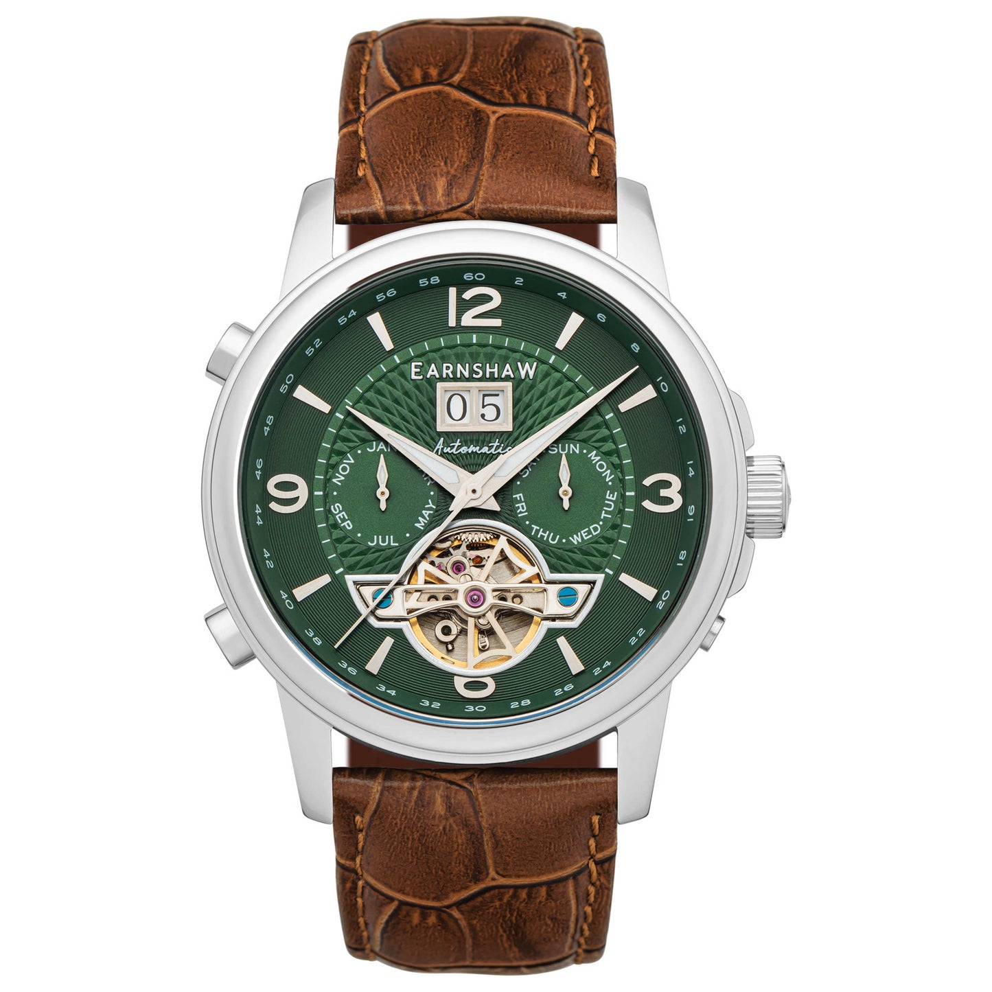 Front view of Thomas Earnshaw Marylebone Men's Automatic Watch ES-8177-02