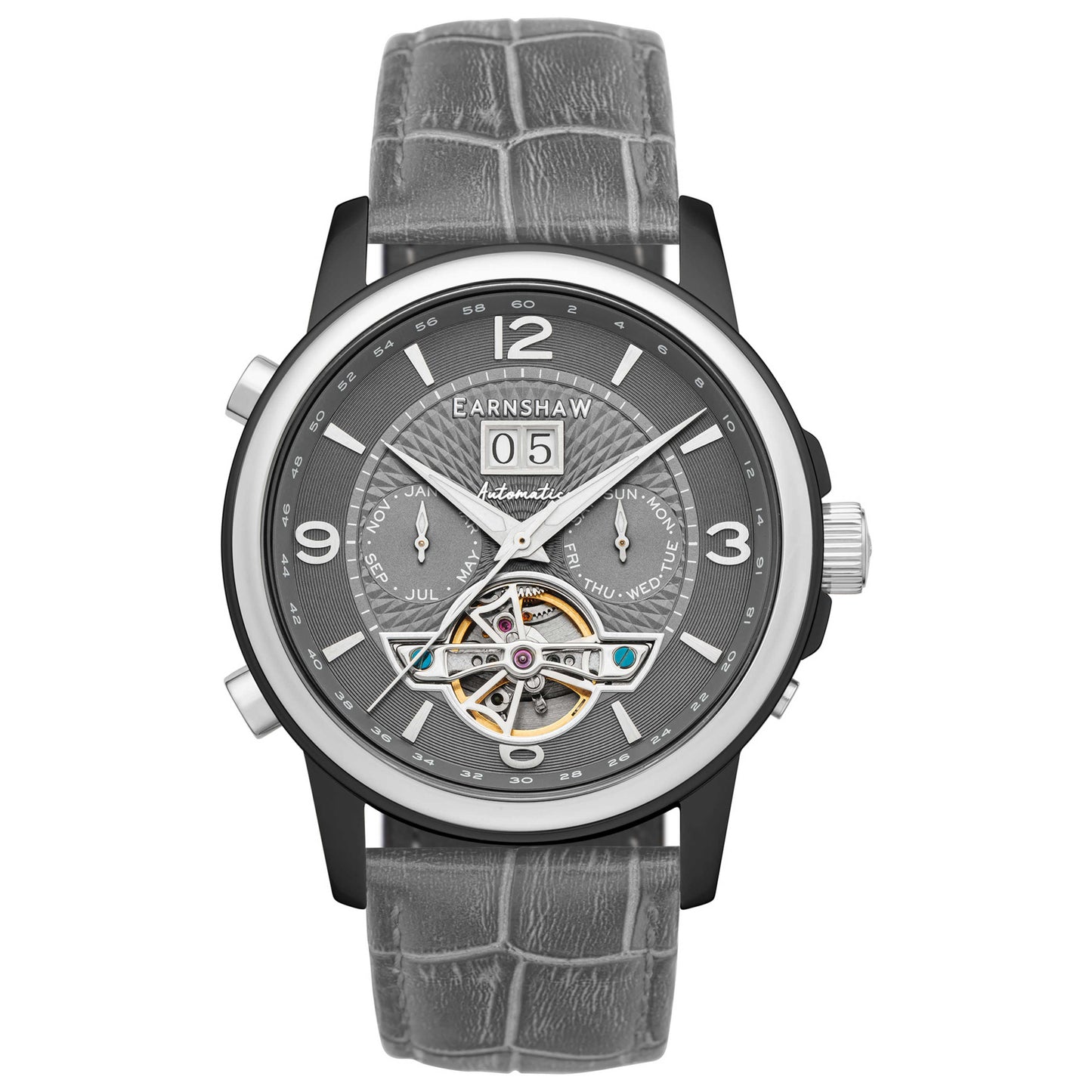 Front view of Thomas Earnshaw Marylebone Men's Automatic Watch ES-8177-05