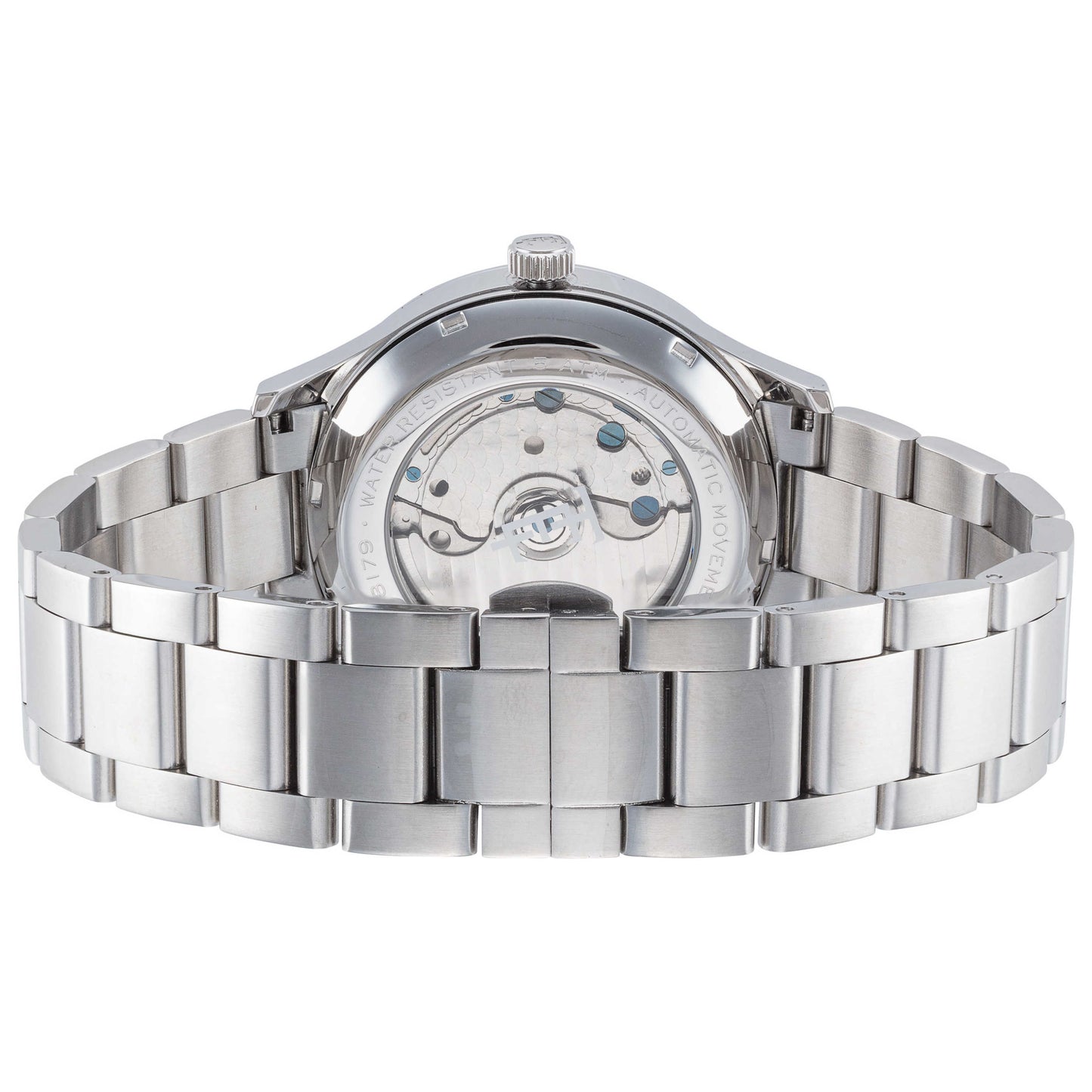 Back view of Thomas Earnshaw Scientists Men's Automatic Watch ES-8179-11