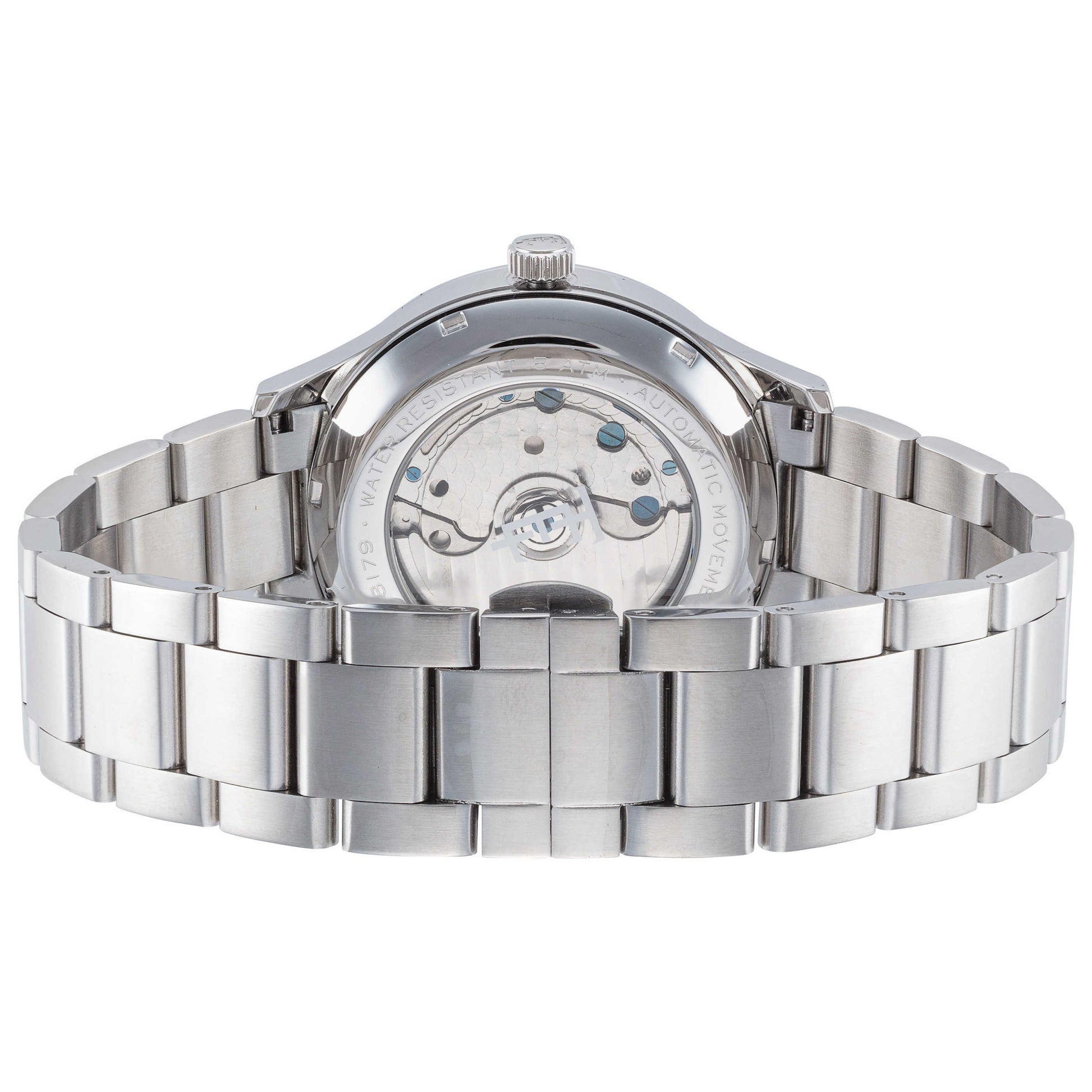 Back view of Thomas Earnshaw Scientists Men's Automatic Watch ES-8179-11