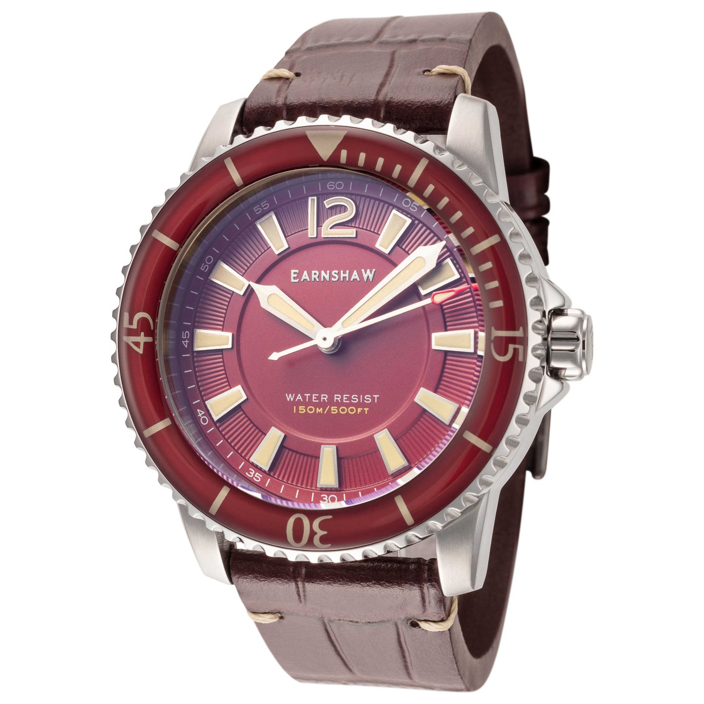 Front view of Thomas Earnshaw Admiral Harvey Men's Quartz Watch ES-8180-01