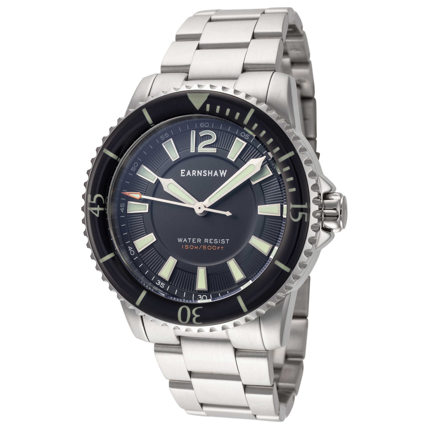 Front view of Thomas Earnshaw Admiral Harvey Men's Quartz Watch ES-8180-02