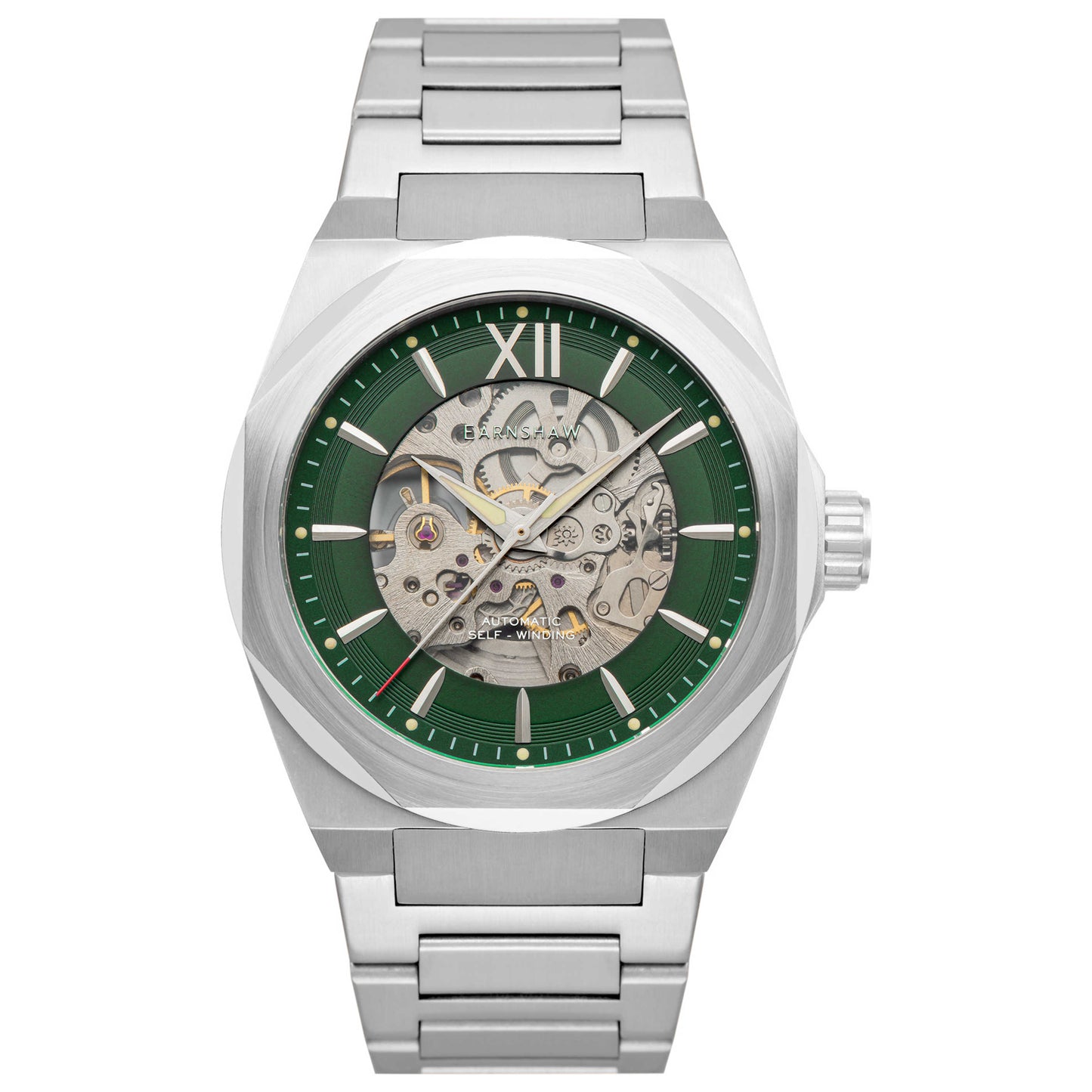 Front view of Thomas Earnshaw Discovery Men's Automatic Watch ES-8183-44