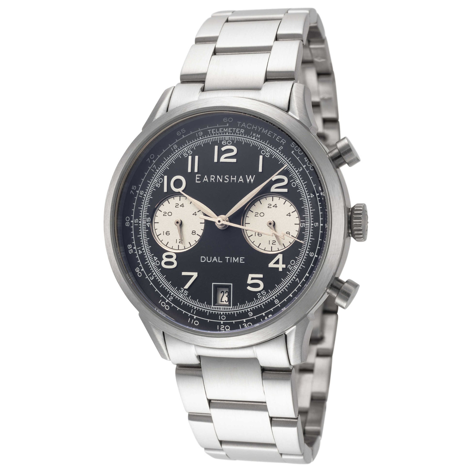 Front view of Thomas Earnshaw Ampere Men's Quartz Watch ES-8186-11