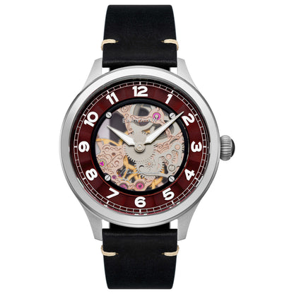 Front view of Thomas Earnshaw Baron Men's Manual-Wind Watch ES-8189-03