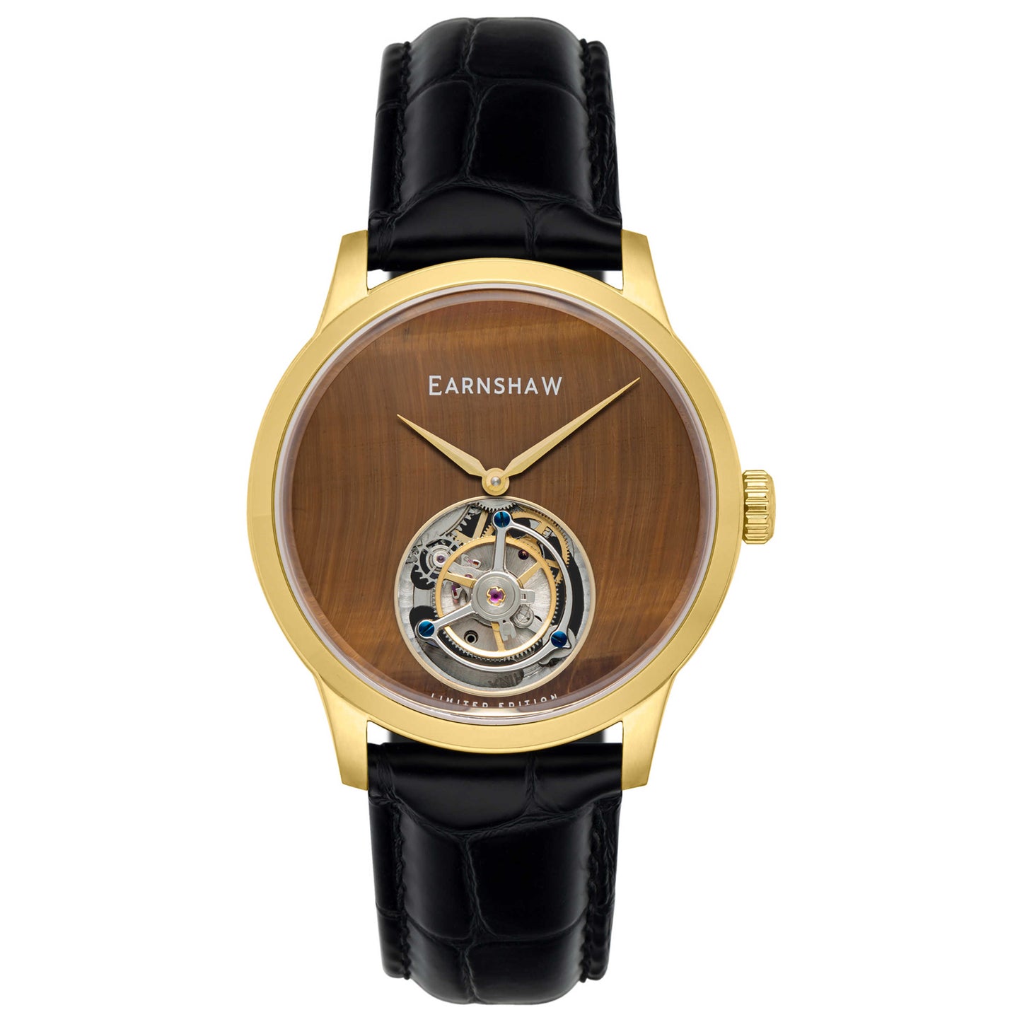 Front view of Thomas Earnshaw Celestial Bradley Tourbillon Men's Manual-Wind Watch ES-8203-06