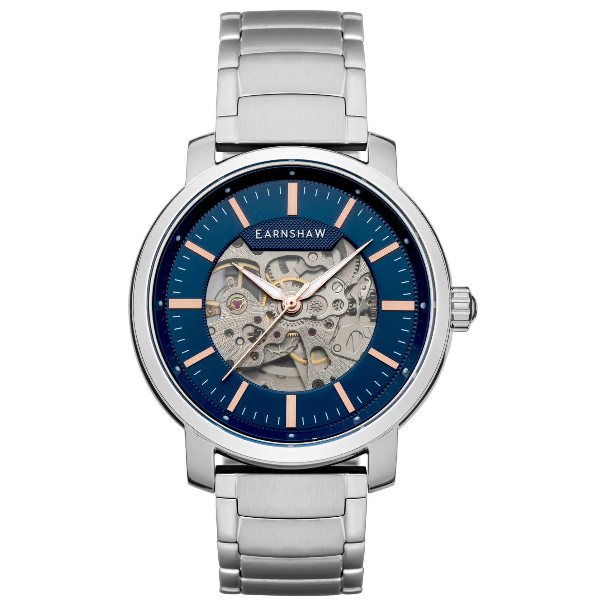 Front view of Thomas Earnshaw New Holland Men's Automatic Watch ES-8214-22