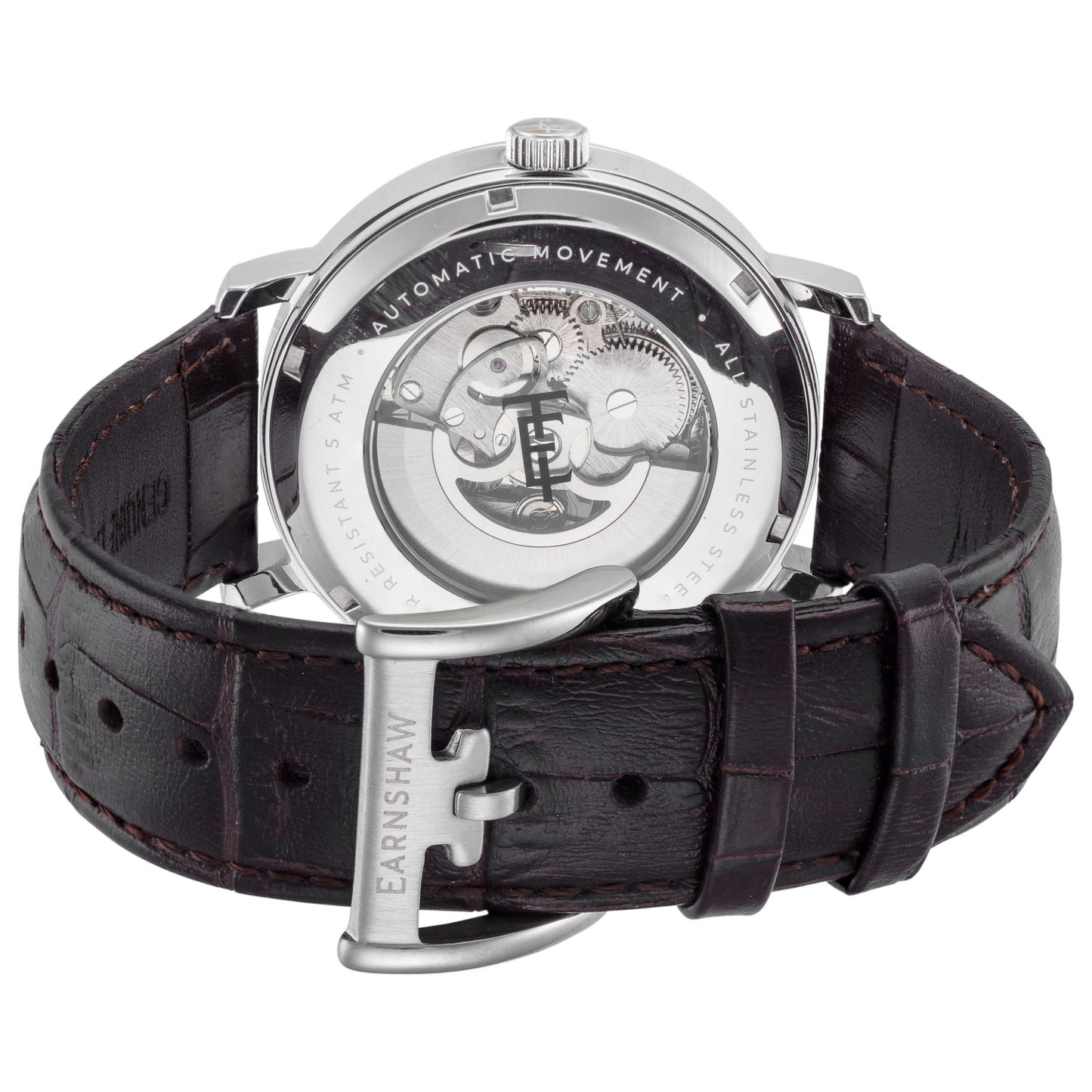 Back view of Thomas Earnshaw Port Jackson Men's Automatic Watch ES-8215-01