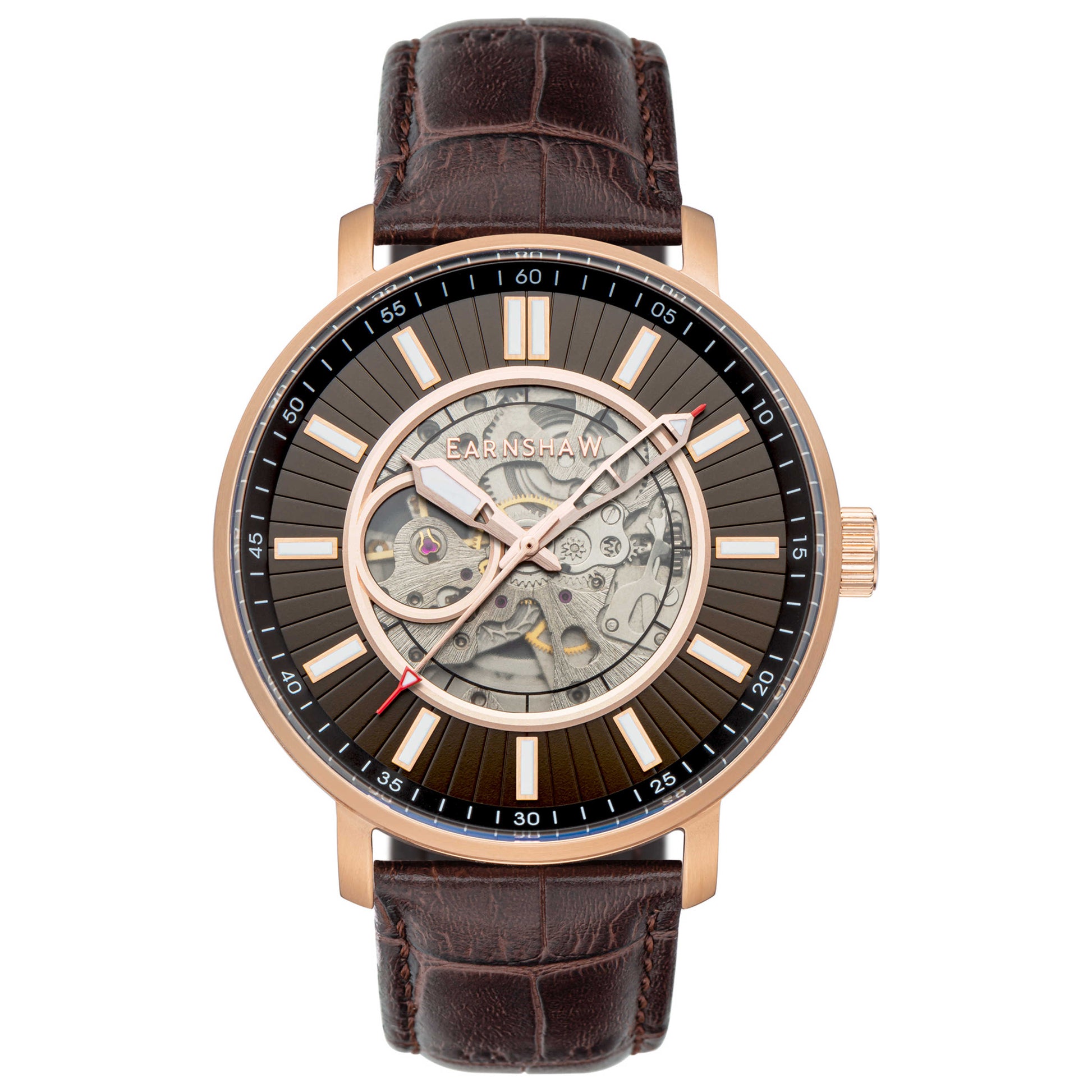 Front view of Thomas Earnshaw Port Jackson Men's Automatic Watch ES-8215-02