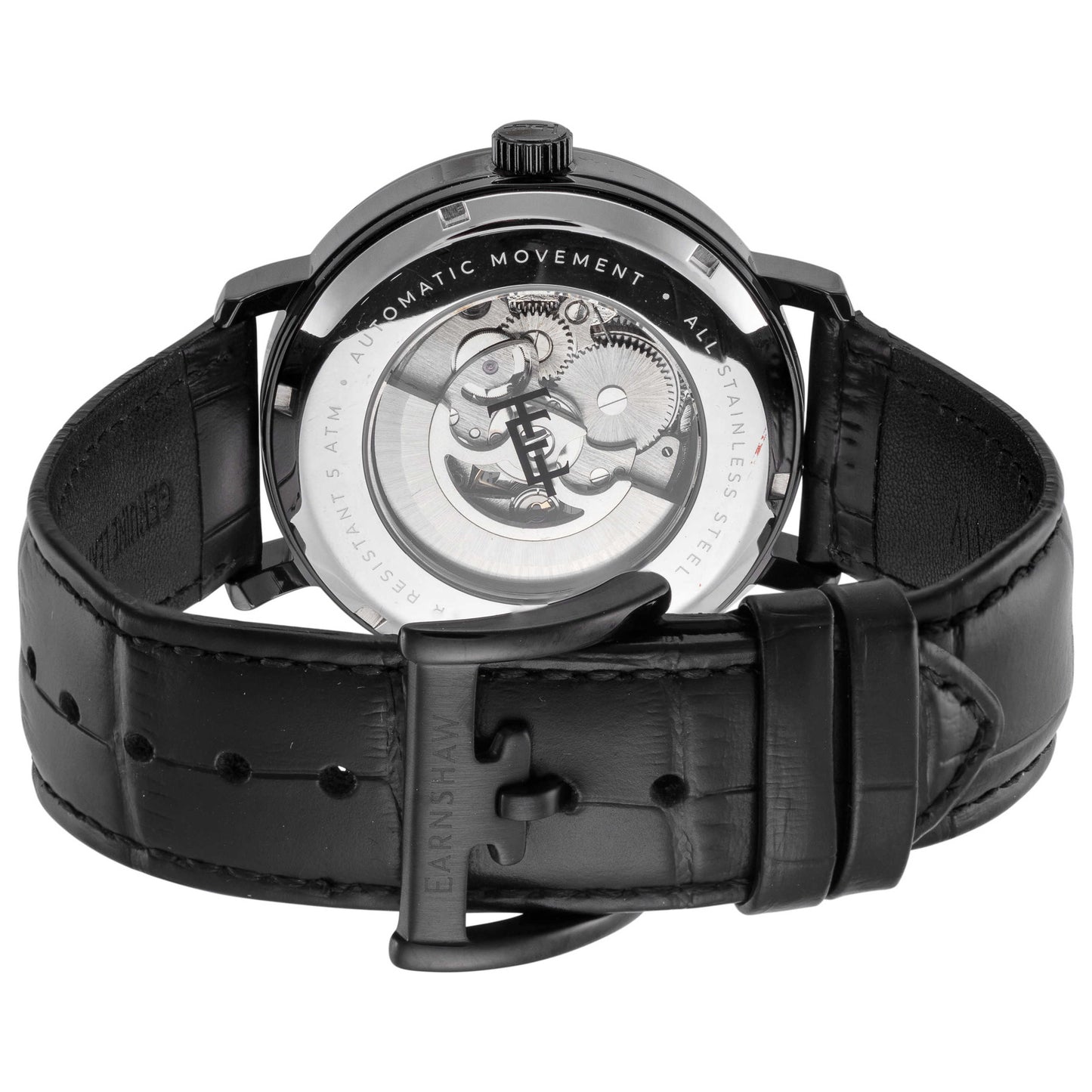 Back view of Thomas Earnshaw Port Jackson Men's Automatic Watch ES-8215-03