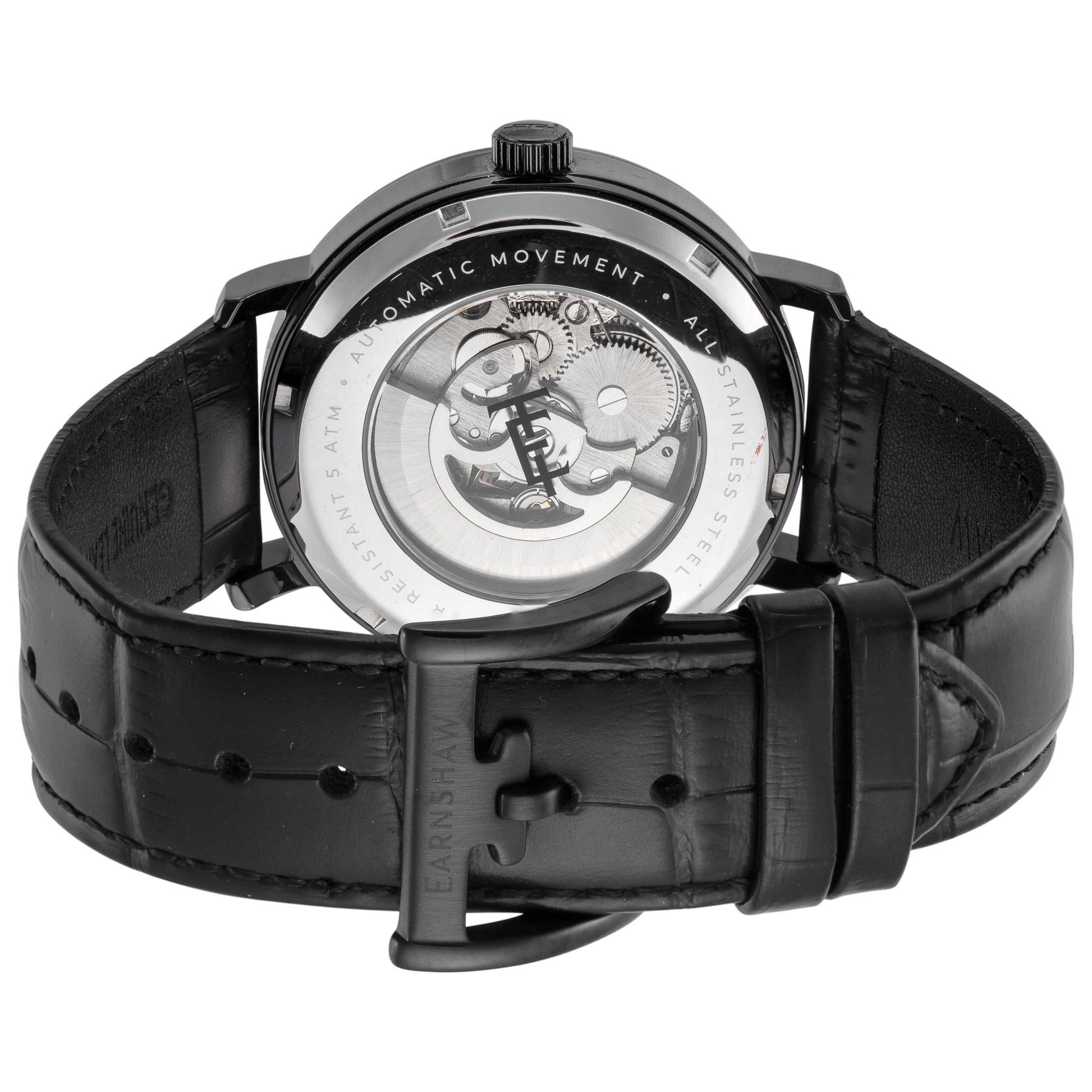 Back view of Thomas Earnshaw Port Jackson Men's Automatic Watch ES-8215-03
