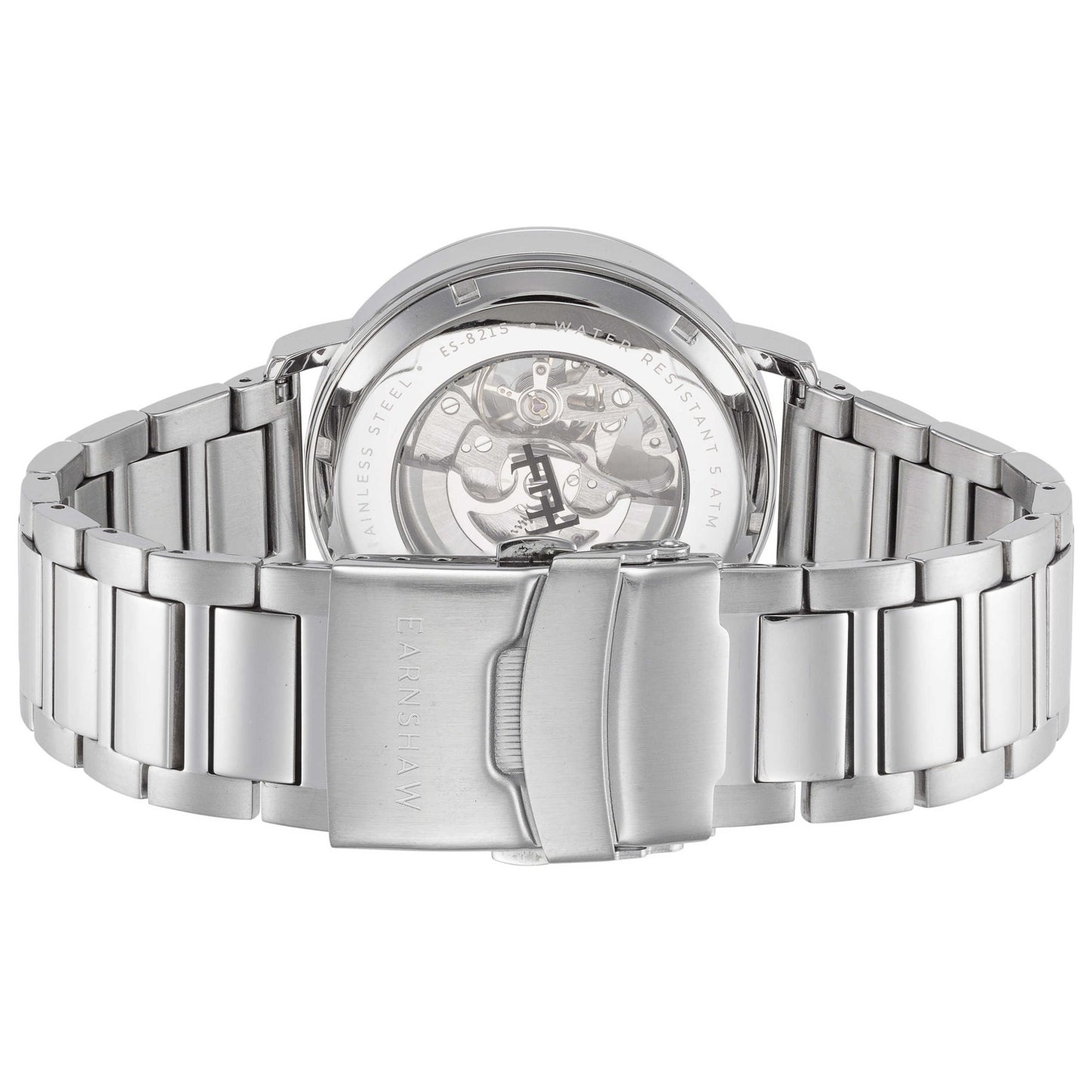 Back view of Thomas Earnshaw Port Jackson Men's Automatic Watch ES-8215-33