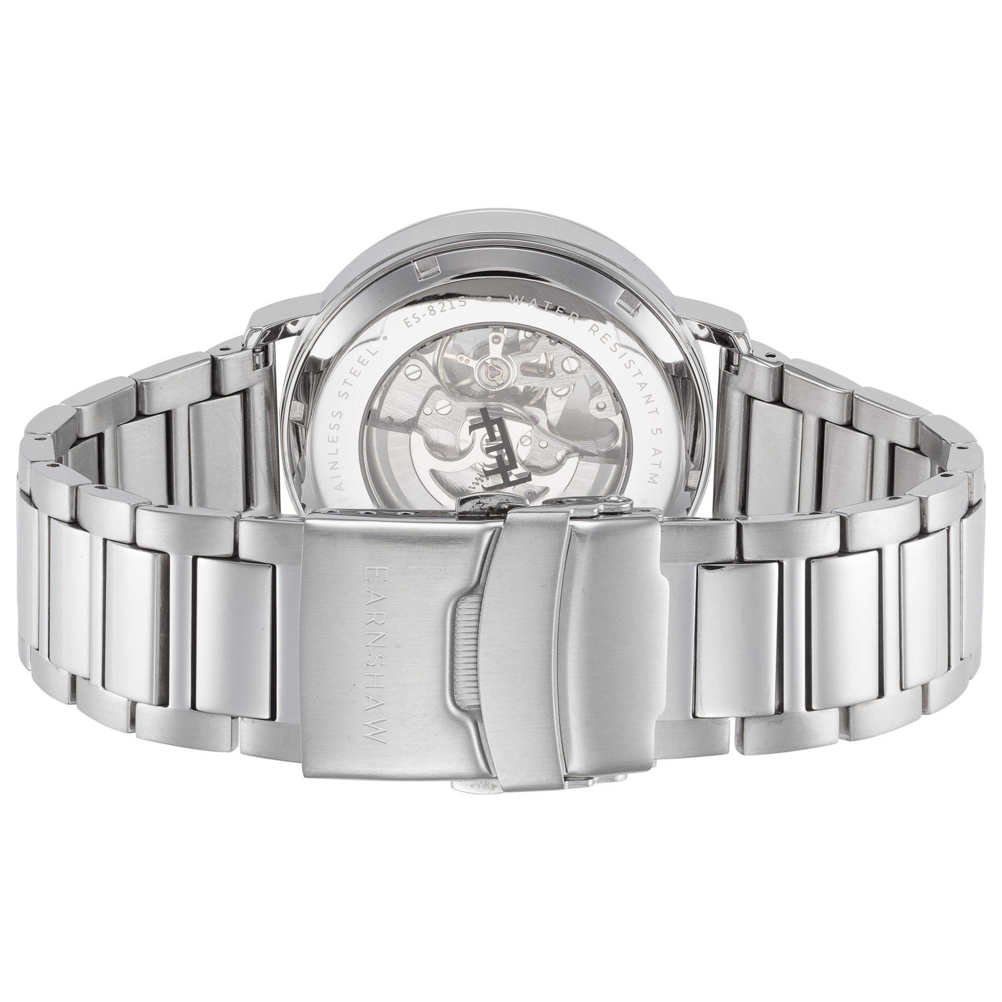 Back view of Thomas Earnshaw Port Jackson Men's Automatic Watch ES-8215-33