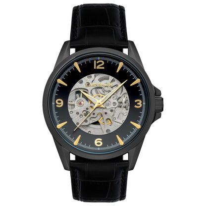 Front view of Thomas Earnshaw Lincoln Skeleton Men's Automatic Watch ES-8216-08