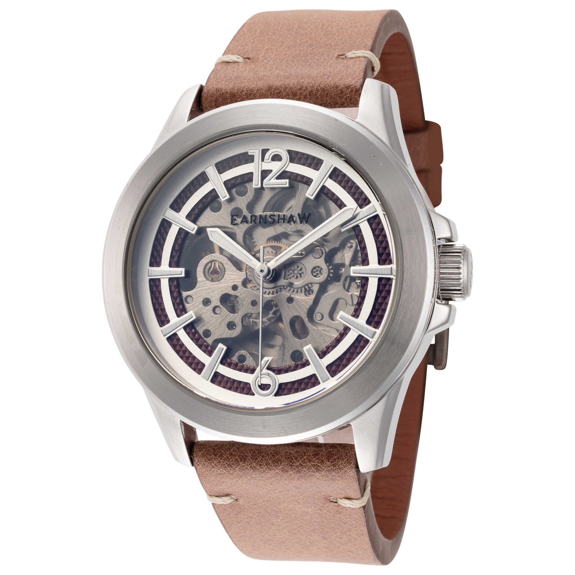 Front view of Thomas Earnshaw Murray Skeleton Men's Automatic Watch ES-8217-02