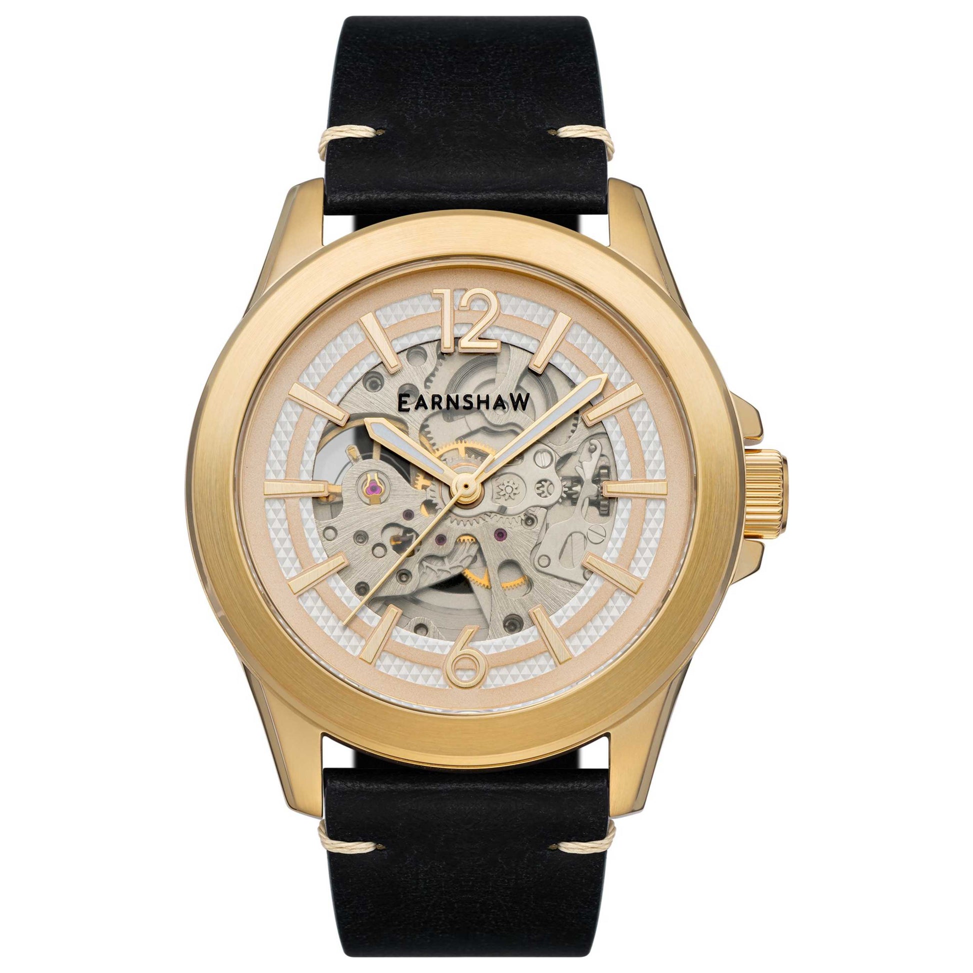 Front view of Thomas Earnshaw Murray Skeleton Men's Automatic Watch ES-8217-03