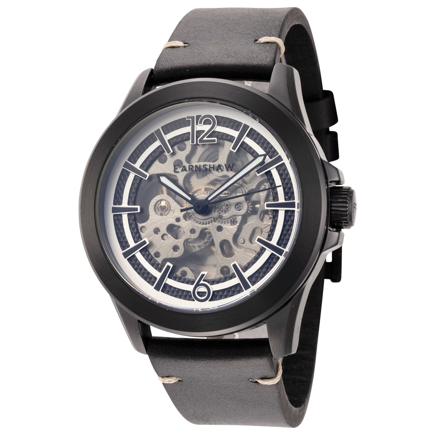Front view of Thomas Earnshaw Murray Skeleton Men's Automatic Watch ES-8217-05