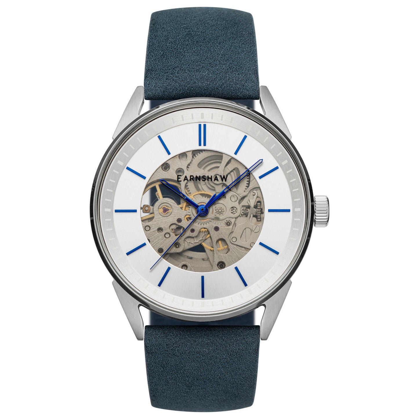 Front view of Thomas Earnshaw Bayshore Skeleton Men's Automatic Watch ES-8218-02