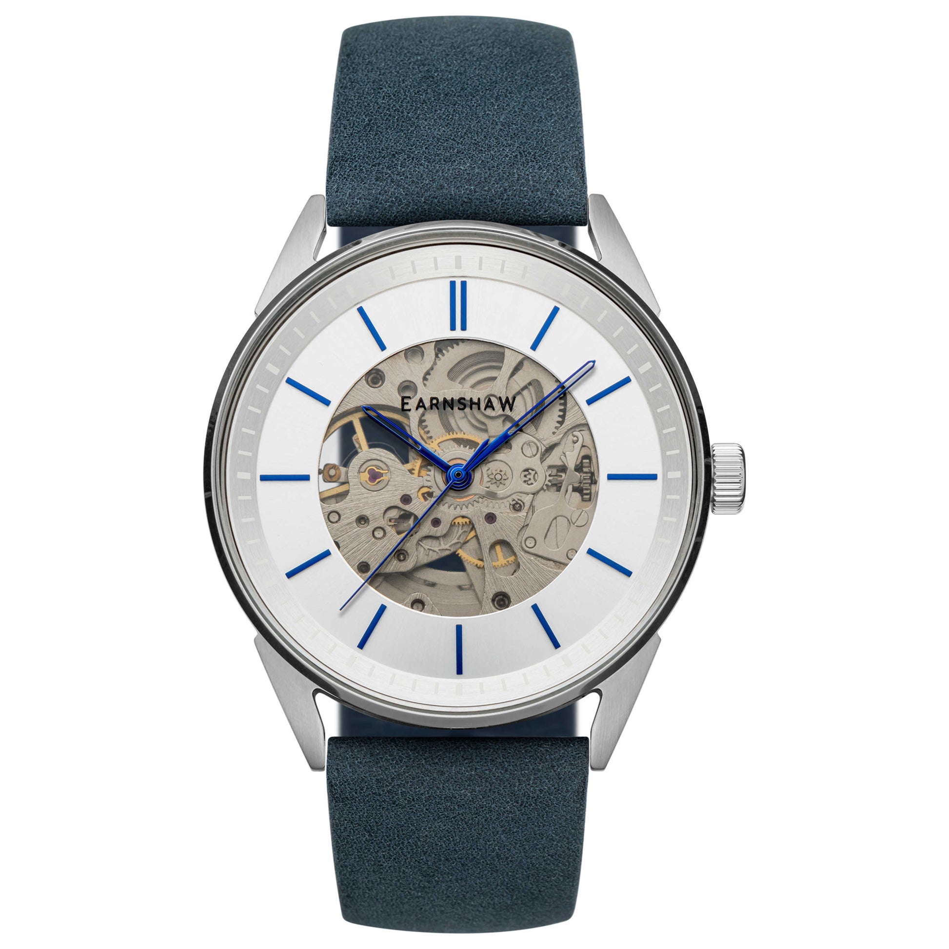Front view of Thomas Earnshaw Bayshore Skeleton Men's Automatic Watch ES-8218-02