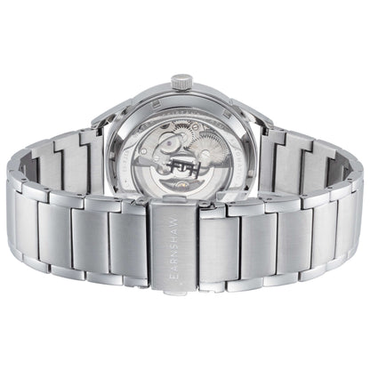 Back view of Thomas Earnshaw Bayshore Skeleton Men's Automatic Watch ES-8218-44