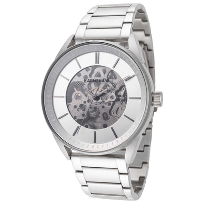Front view of Thomas Earnshaw Bayshore Skeleton Men's Automatic Watch ES-8218-55
