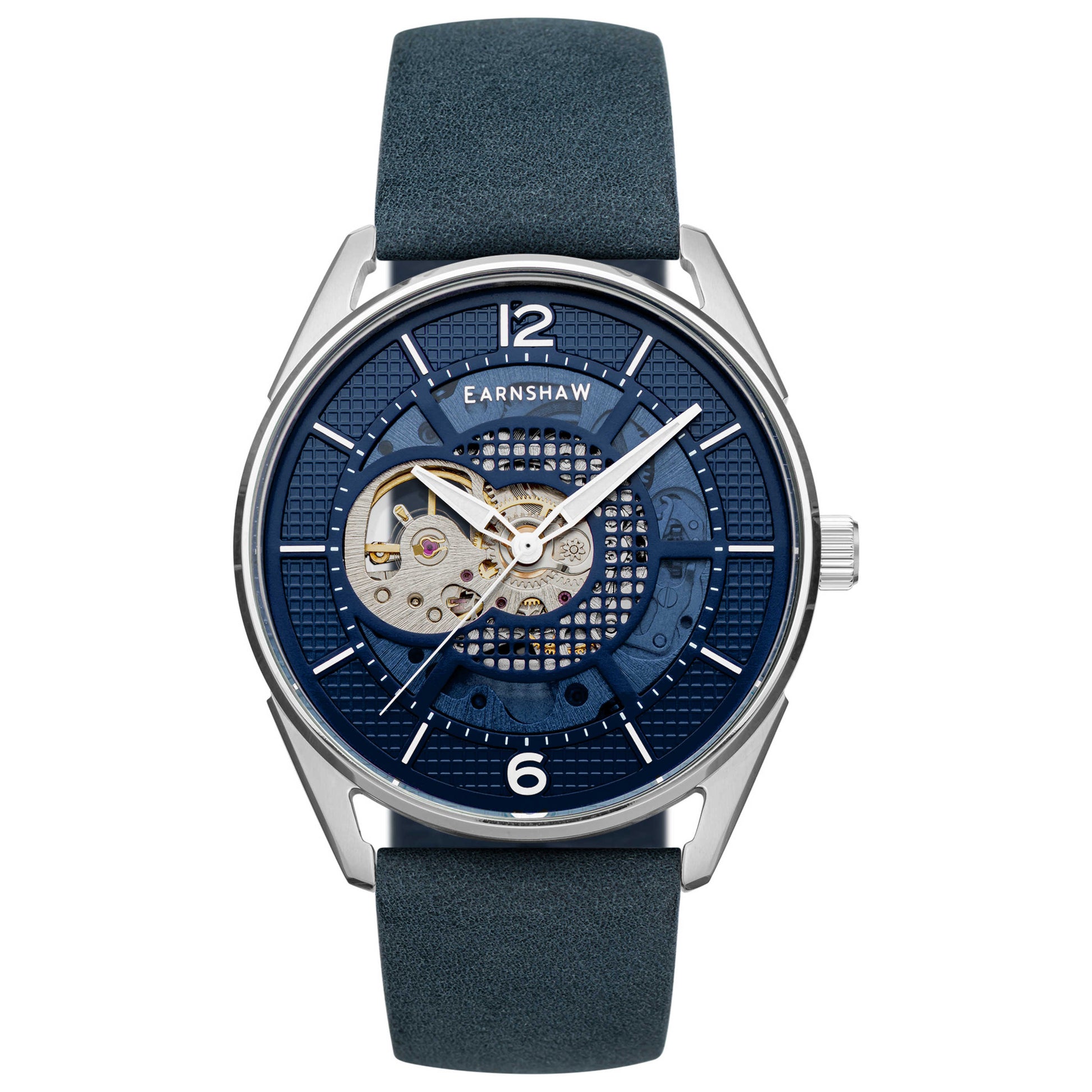 Front view of Thomas Earnshaw Sandy Point Skeleton Men's Automatic Watch ES-8219-02