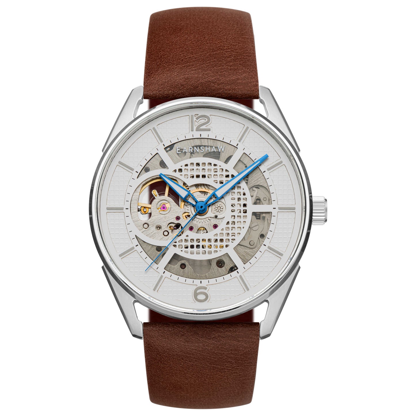 Front view of Thomas Earnshaw Sandy Point Skeleton Men's Automatic Watch ES-8219-04