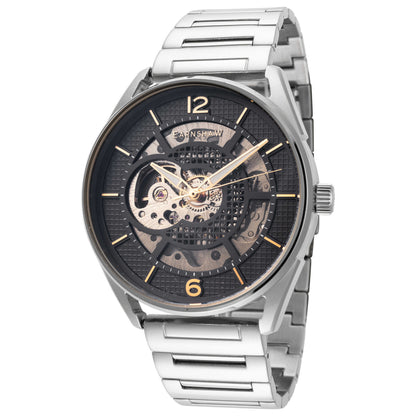 Front view of Thomas Earnshaw Sandy Point Skeleton Men's Automatic Watch ES-8219-44
