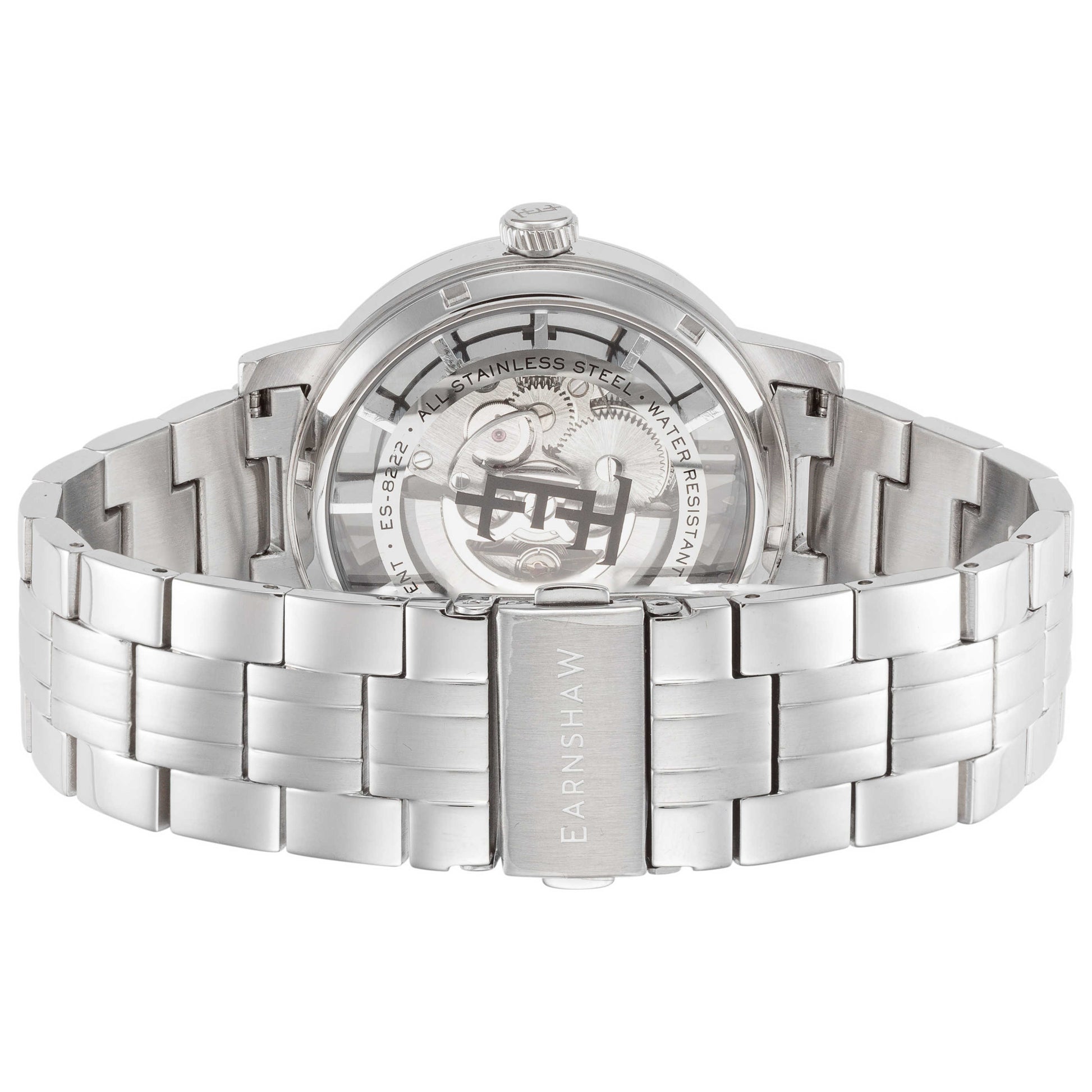 Back view of Thomas Earnshaw Grand Horizon Skeleton Men's Automatic Watch ES-8222-11
