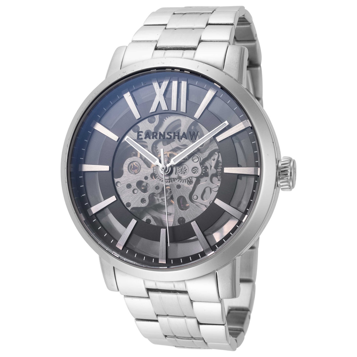 Front view of Thomas Earnshaw Grand Horizon Skeleton Men's Automatic Watch ES-8222-11