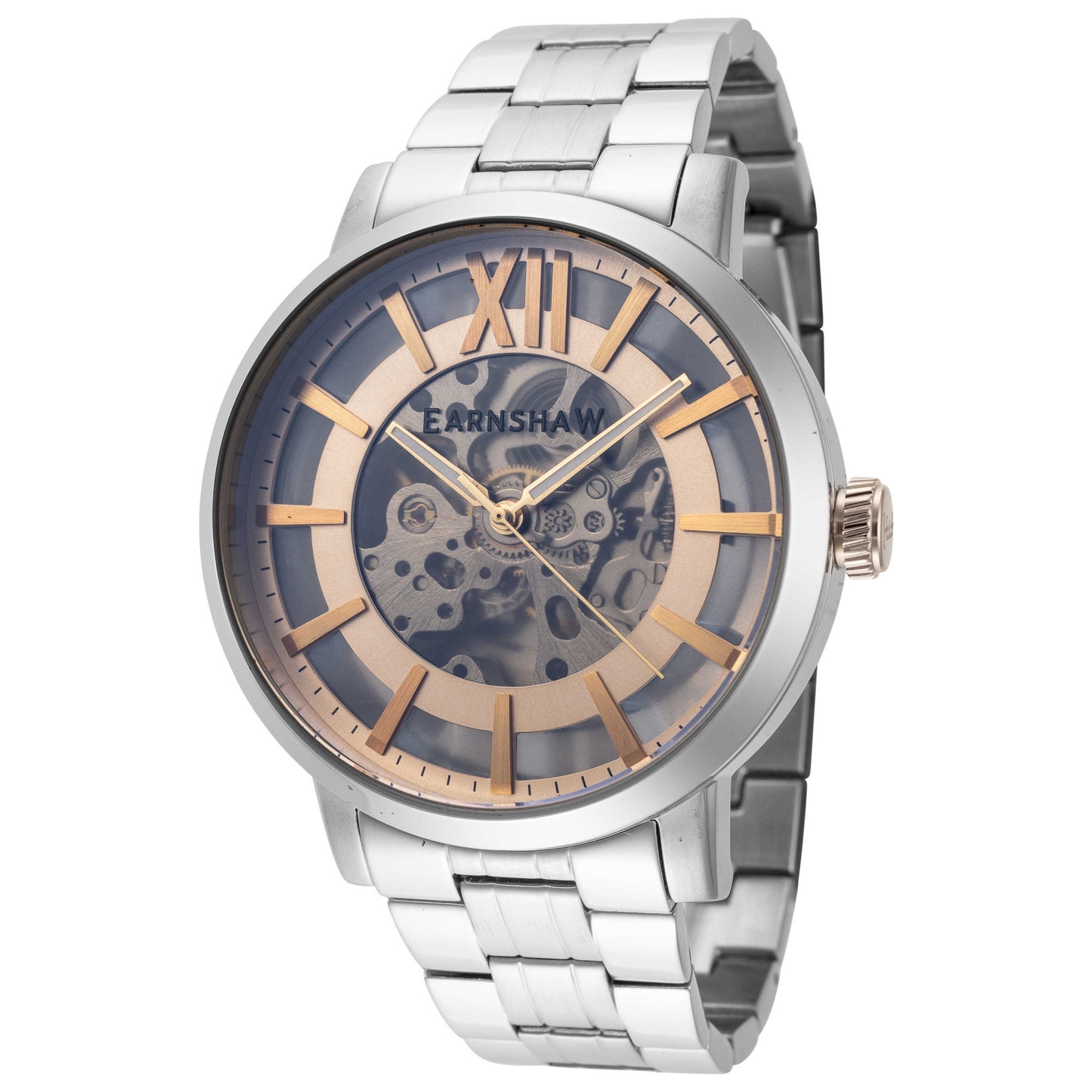Front view of Thomas Earnshaw Grand Horizon Skeleton Men's Automatic Watch ES-8222-33