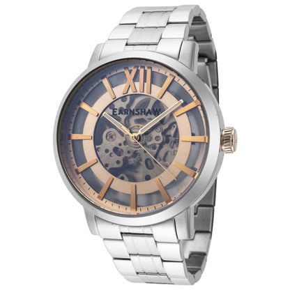 Front view of Thomas Earnshaw Grand Horizon Skeleton Men's Automatic Watch ES-8222-33