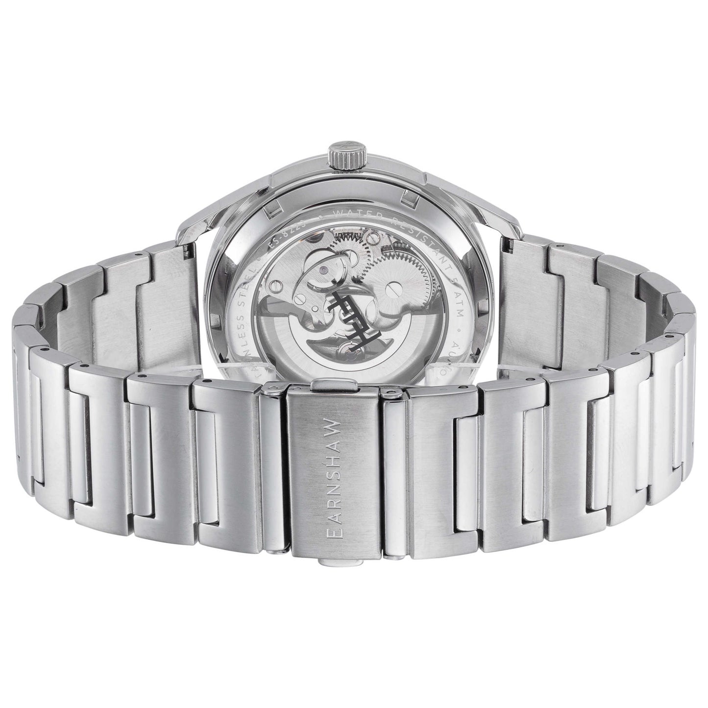 Back view of Thomas Earnshaw Spencer Skeleton Men's Automatic Watch ES-8223-11