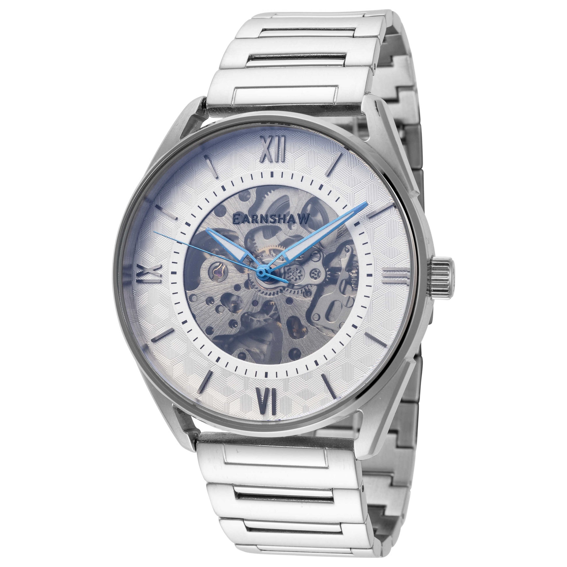 Front view of Thomas Earnshaw Spencer Skeleton Men's Automatic Watch ES-8223-11