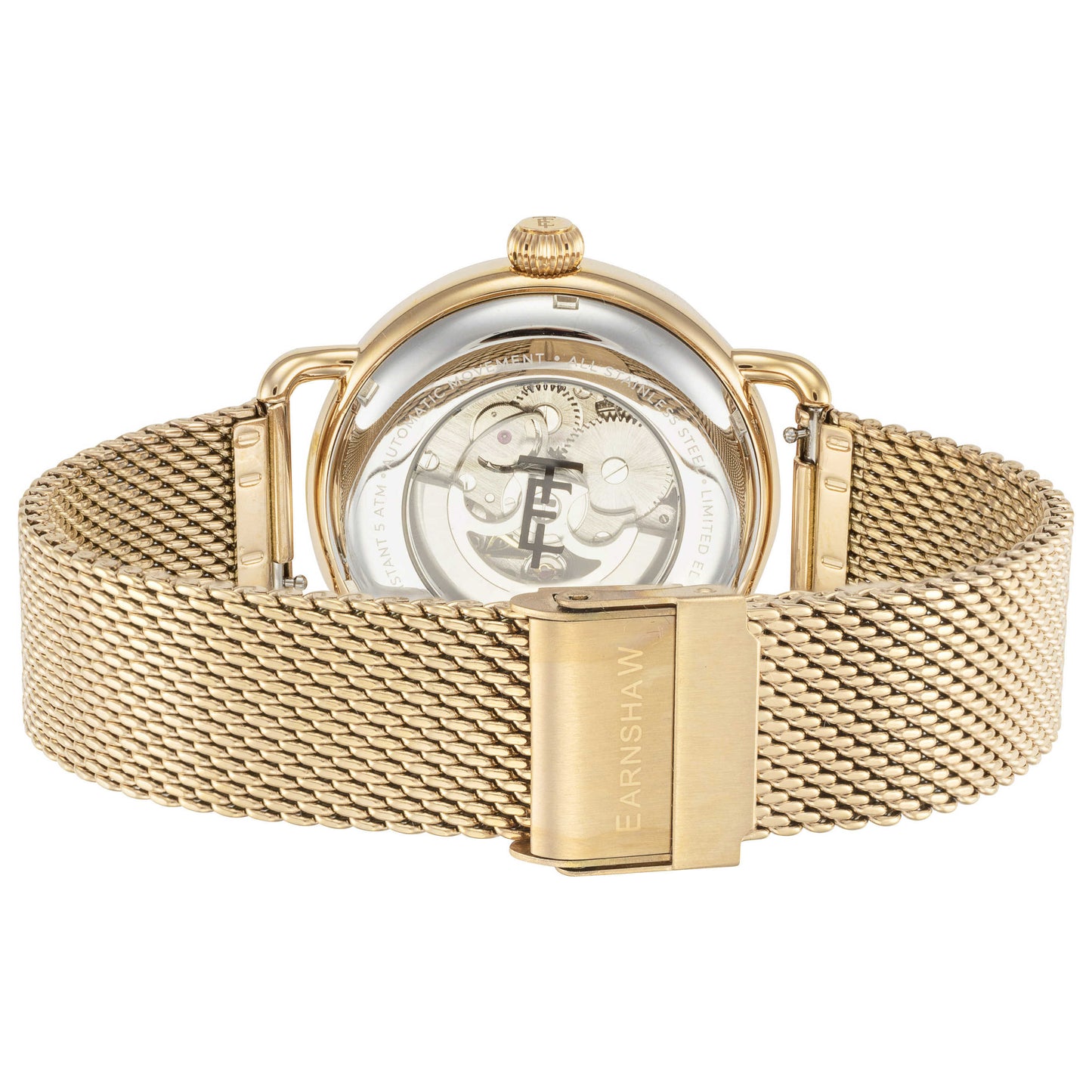 Back view of Thomas Earnshaw Boulton Men's Automatic Watch ES-8226-55
