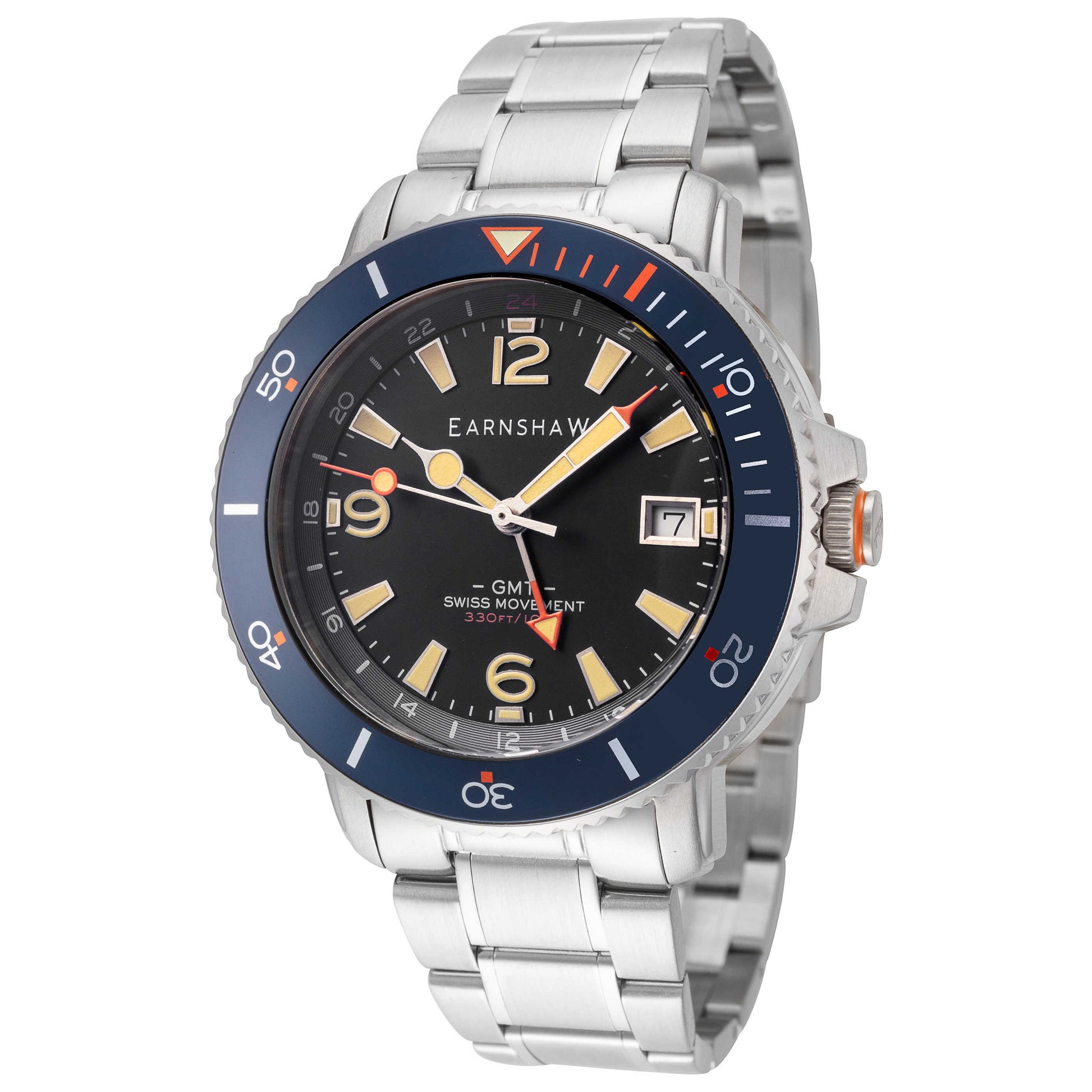 Front view of Thomas Earnshaw Admiral Men's Quartz Watch ES-8232-44