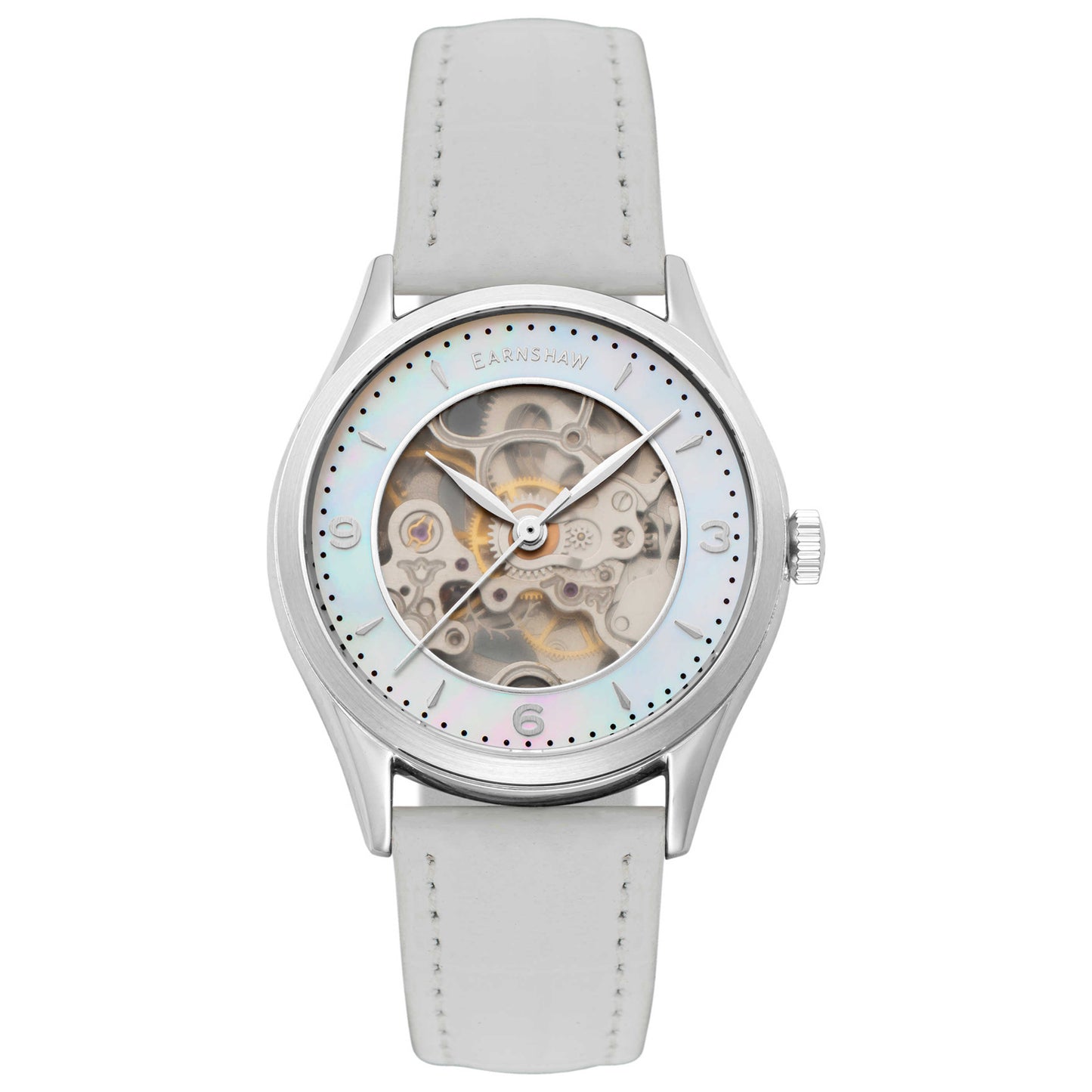 Front view of Thomas Earnshaw Isabella Women's Automatic Watch ES-8236-01