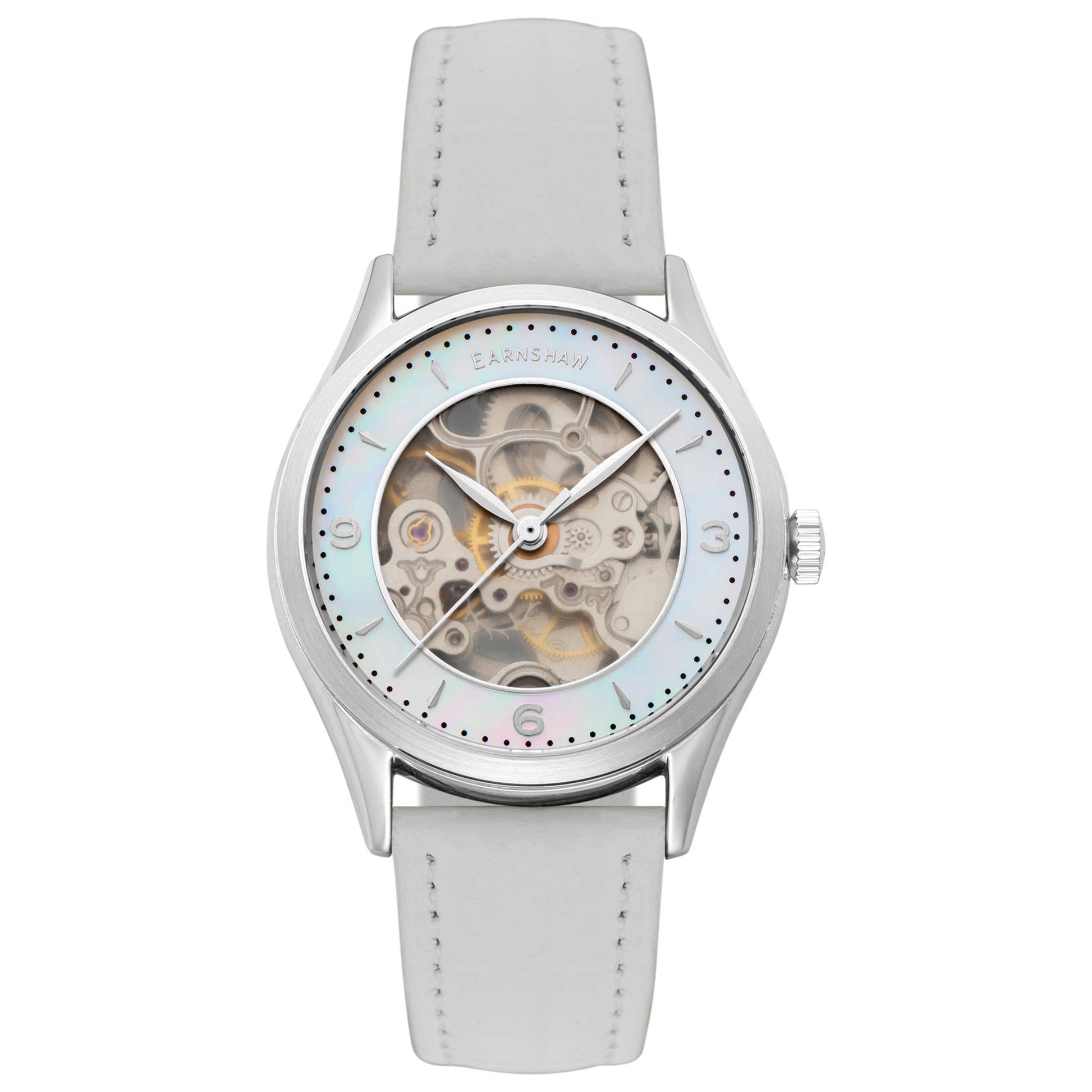 Front view of Thomas Earnshaw Isabella Women's Automatic Watch ES-8236-01