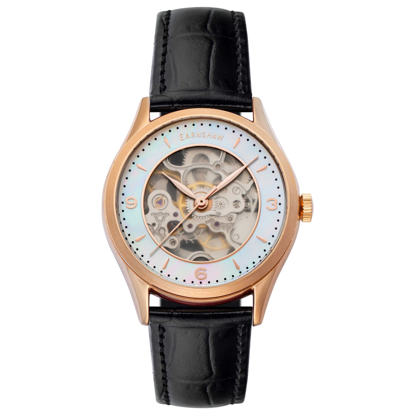 Front view of Thomas Earnshaw Isabella Women's Automatic Watch ES-8236-05