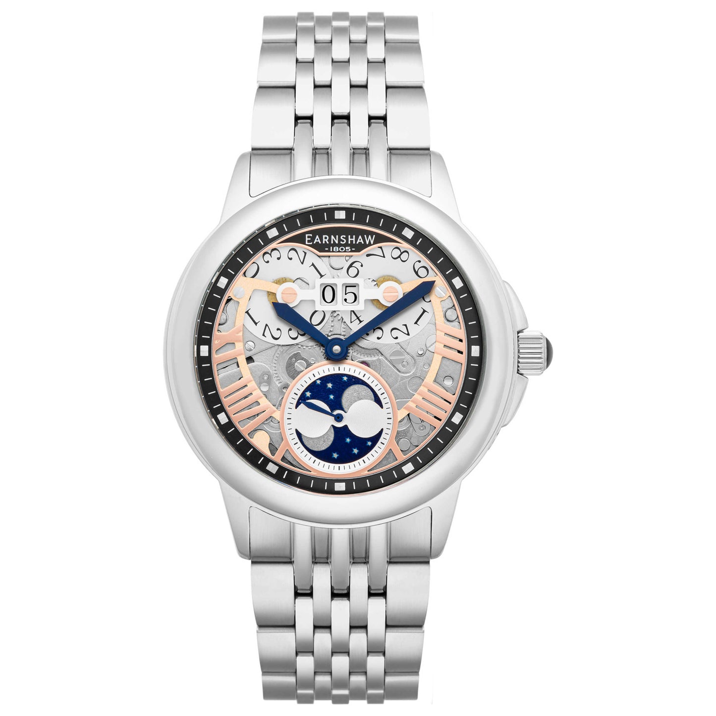 Front view of Thomas Earnshaw Waterhouse Men's Automatic Watch ES-8245-22