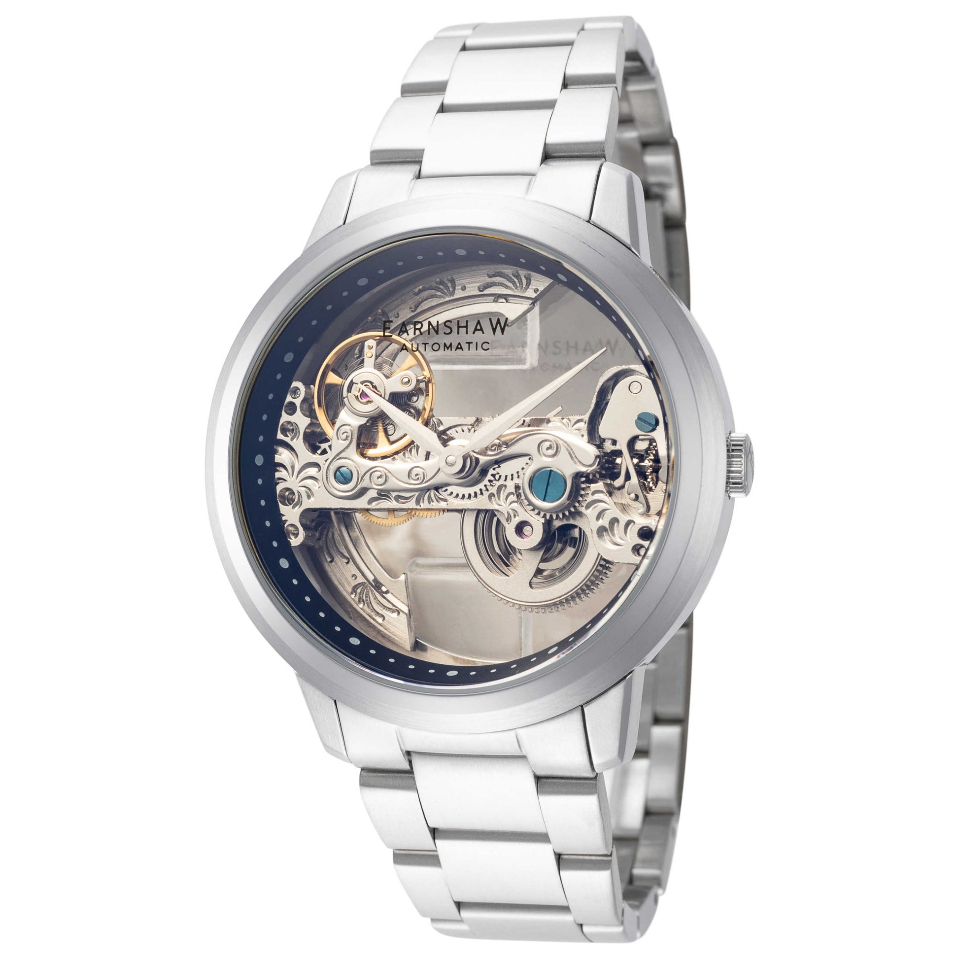 Front view of Thomas Earnshaw Cornwall Men's Automatic Watch ES-8246-11