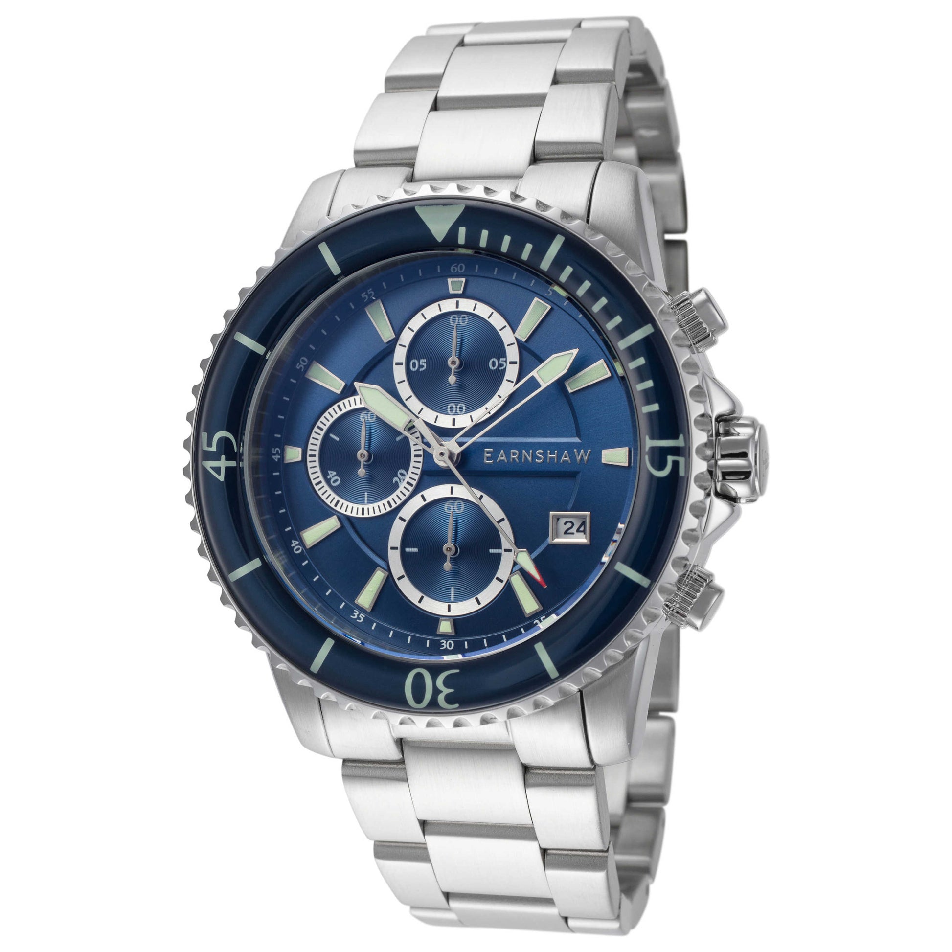 Front view of Thomas Earnshaw Admiral Men's Quartz Watch ES-8248-22