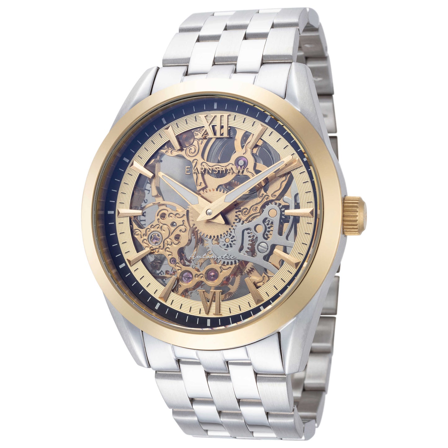 Front view of Thomas Earnshaw Mackenzie Men's Manual-Wind Watch ES-8249-44