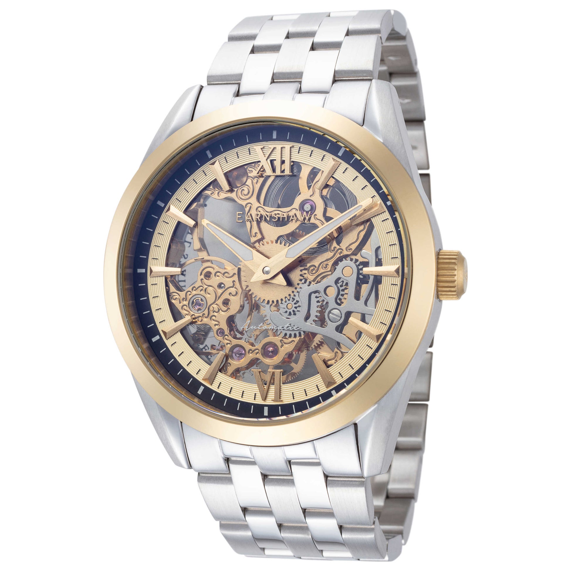 Front view of Thomas Earnshaw Mackenzie Men's Manual-Wind Watch ES-8249-44