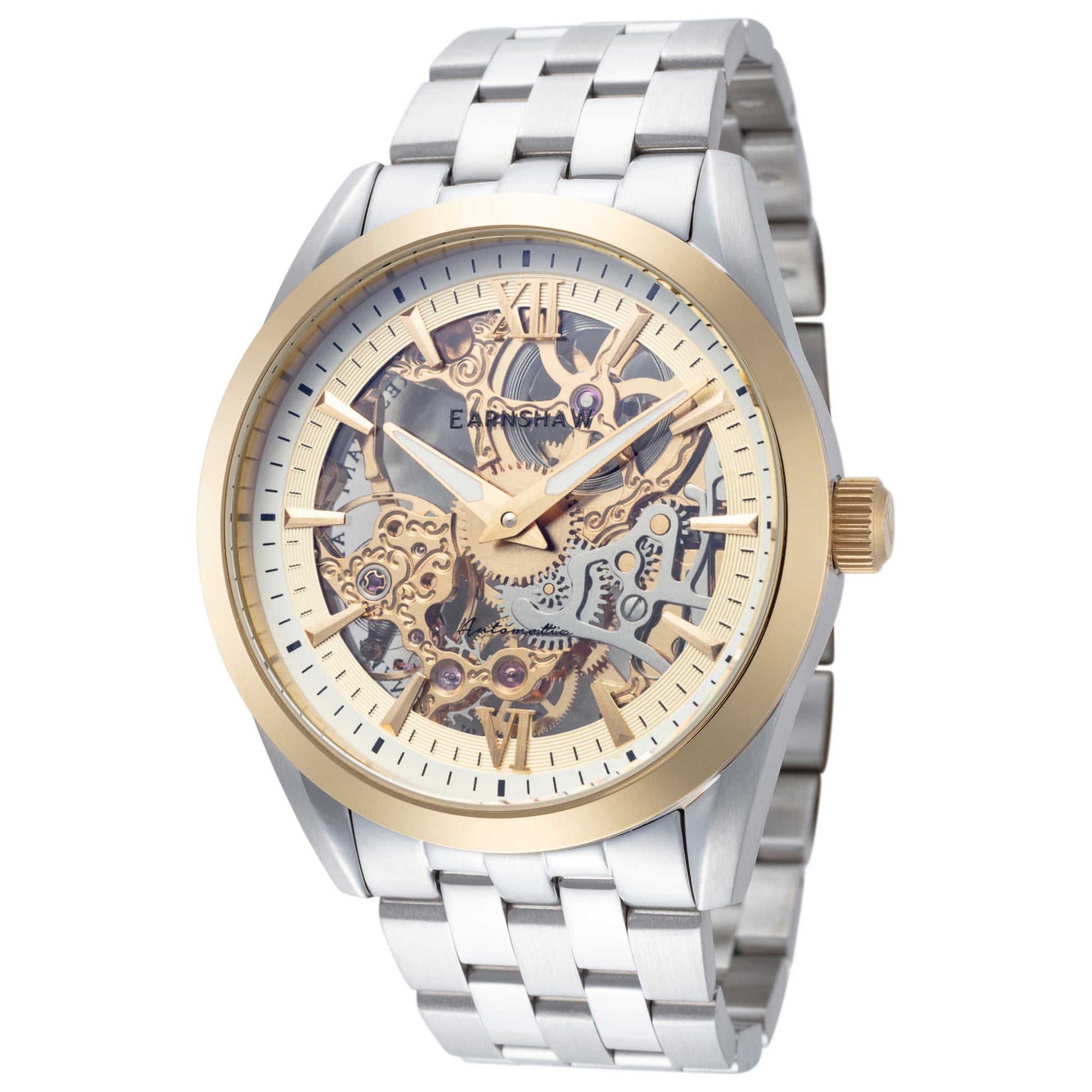 Front view of Thomas Earnshaw Mackenzie Men's Manual-Wind Watch ES-8249-55