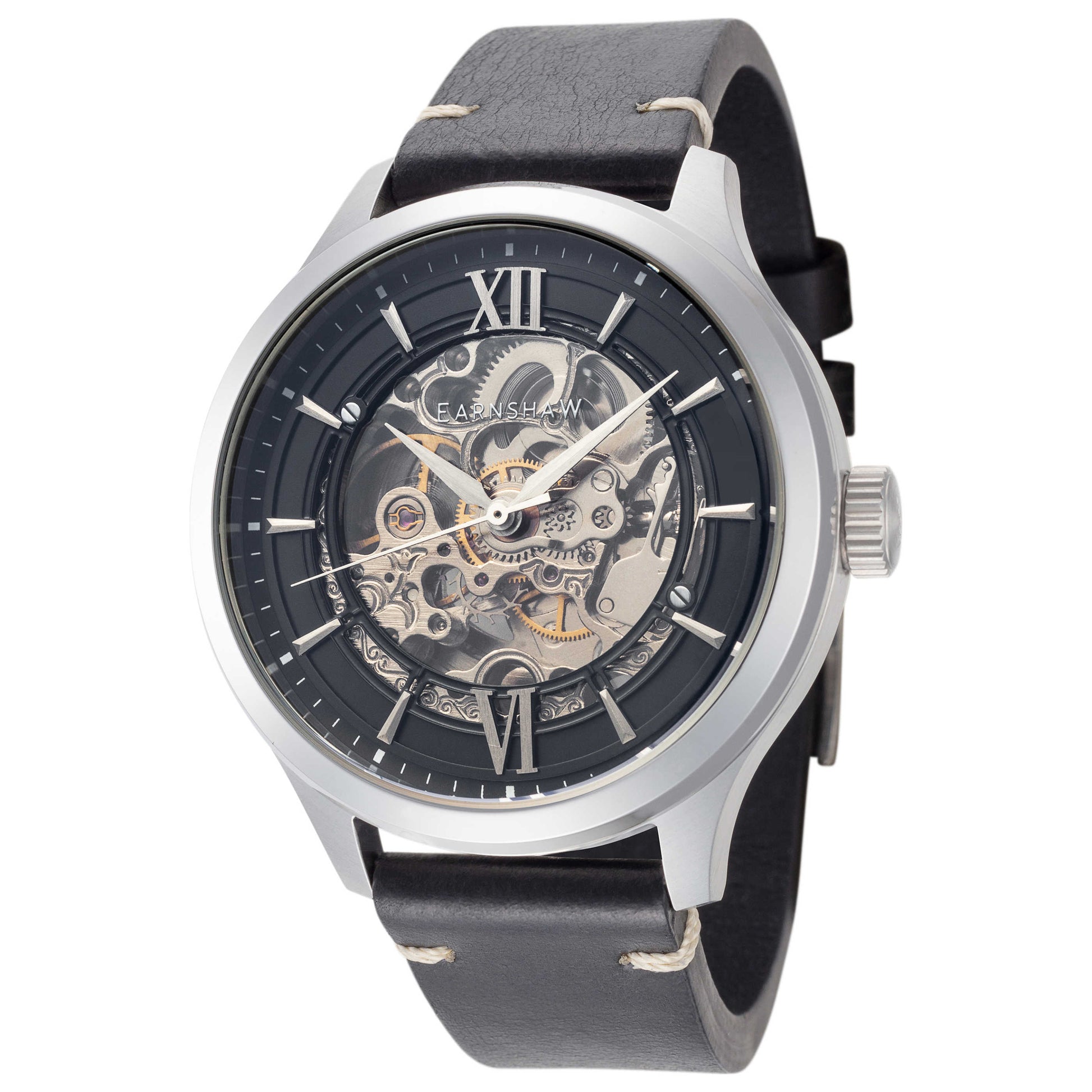 Front view of Thomas Earnshaw Ruskin Men's Automatic Watch ES-8250-01