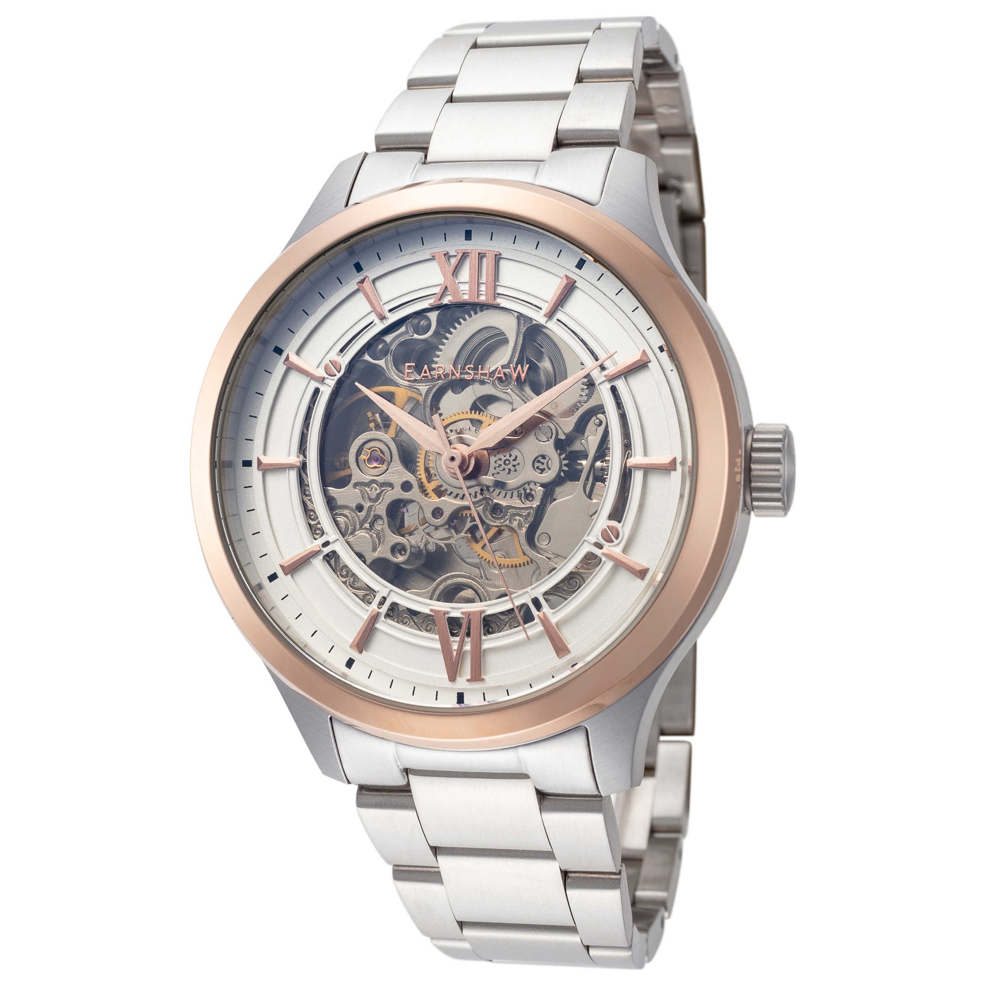 Front view of Thomas Earnshaw Ruskin Men's Automatic Watch ES-8250-44