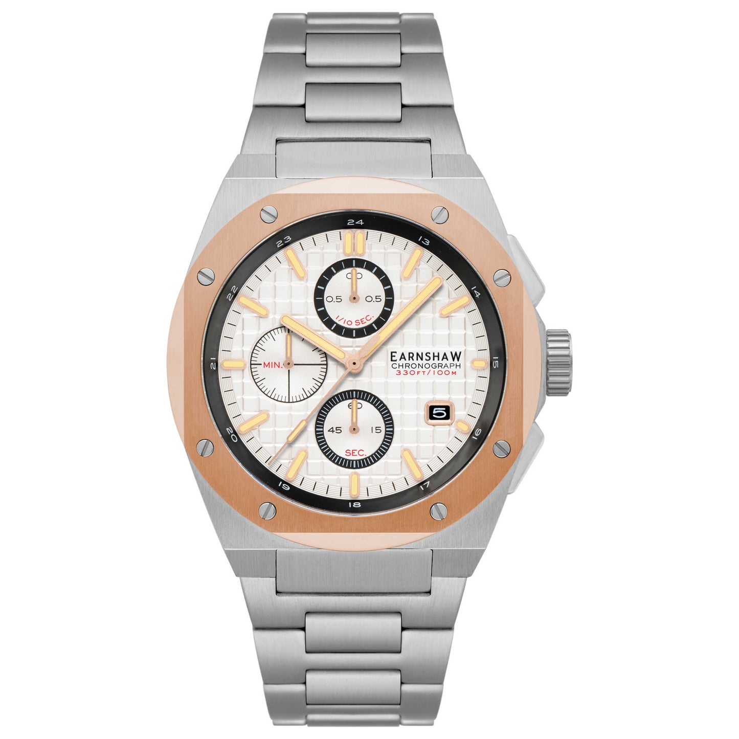 Front view of Thomas Earnshaw Bessemer Men's Quartz Watch ES-8254-22